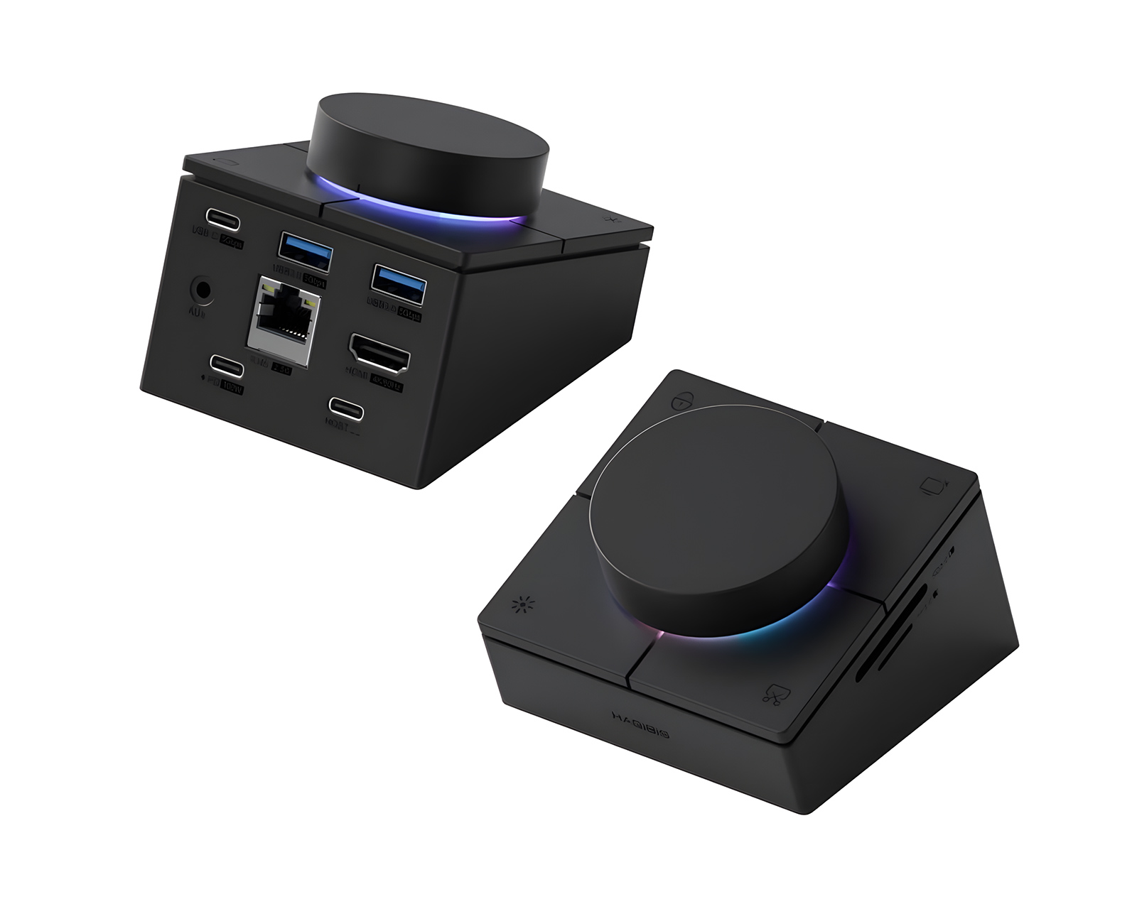 Hagibis USB-C Hub with Knob and Shortcut Buttons – 2.5G Ethernet