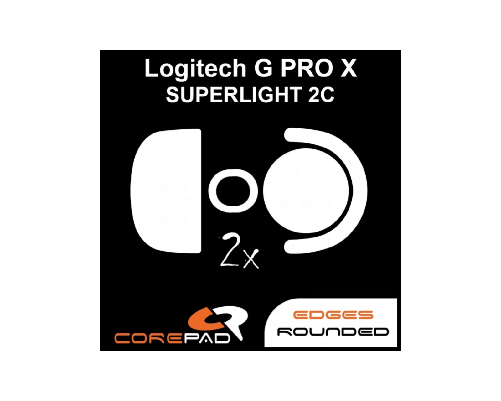 Corepad Skatez PRO for Logitech G PRO X SUPERLIGHT 2C Compact - us