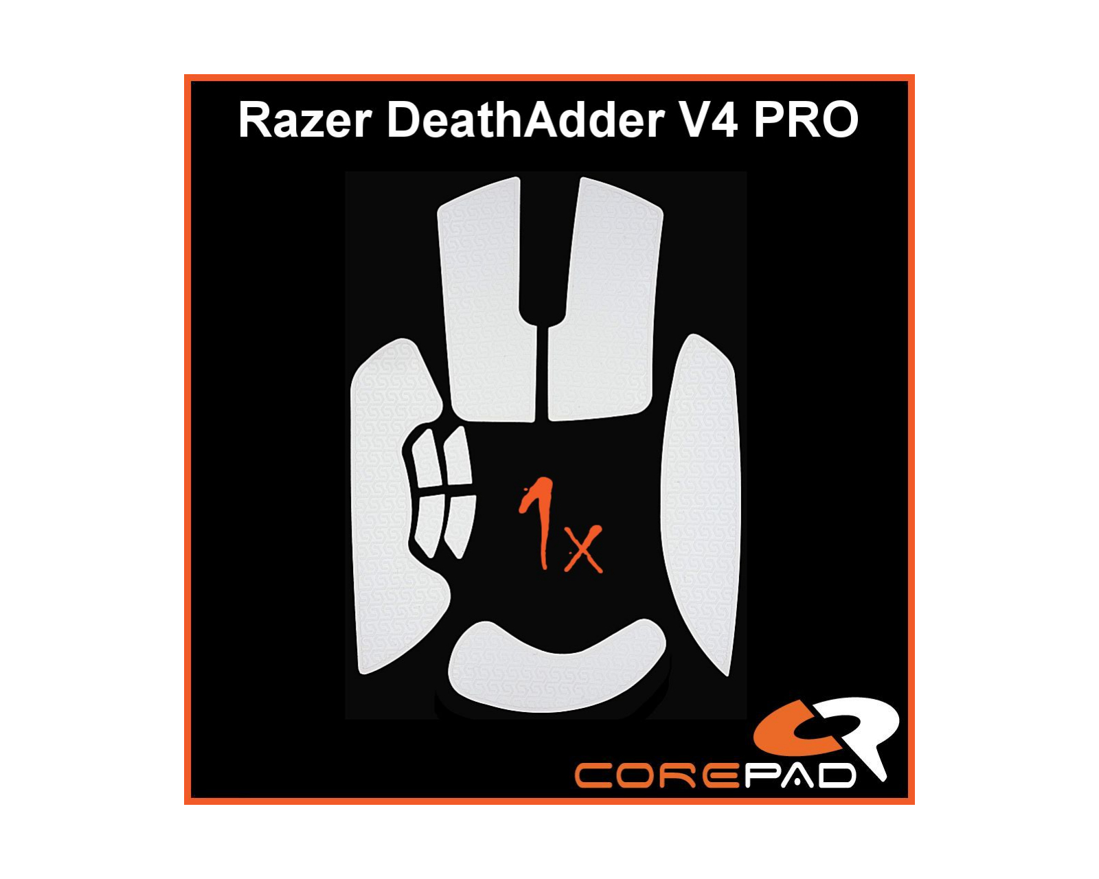 Corepad Soft Grips for Razer DeathAdder V4 PRO - White - us