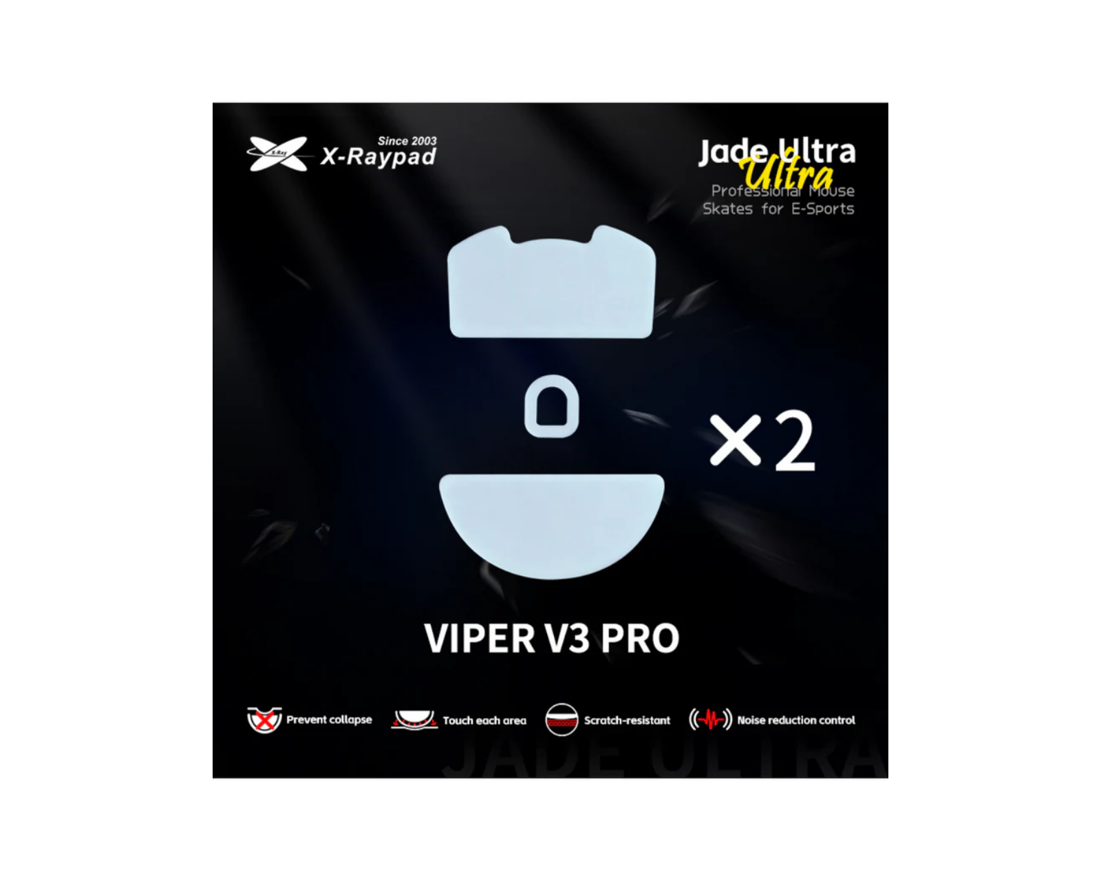 X-raypad Jade Ultra Skates for Viper V3 Pro - us.MaxGaming.com