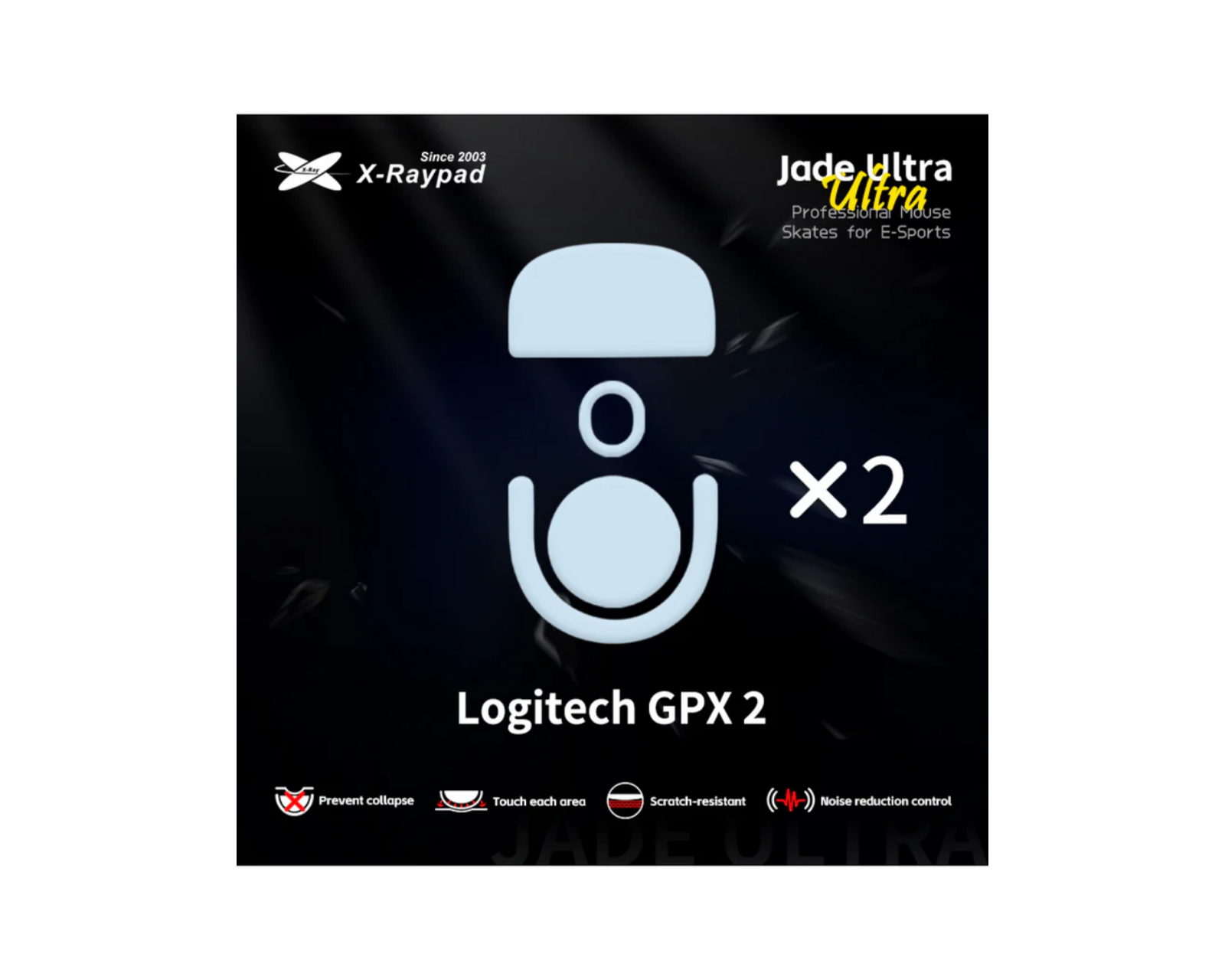 X-raypad Jade Ultra Skates for GPX2 - us.MaxGaming.com