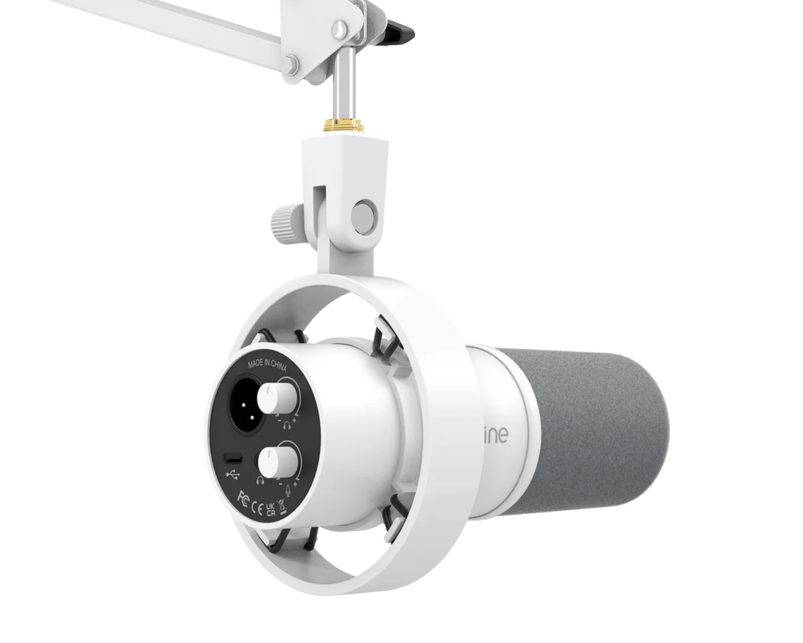 Fifine AmpliTank USB/XLR Dynamic Microphone - White - us.MaxGaming.com