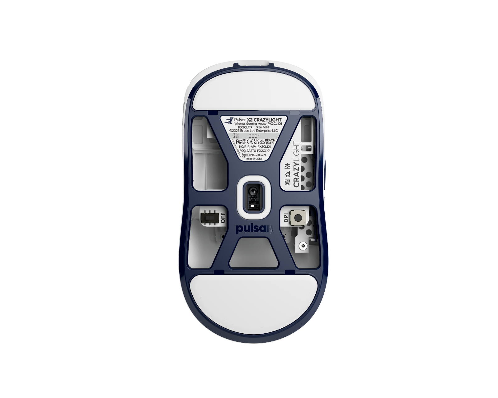 Pulsar X2 CRAZYLIGHT Wireless Gaming Mouse - Bruce Lee 85th