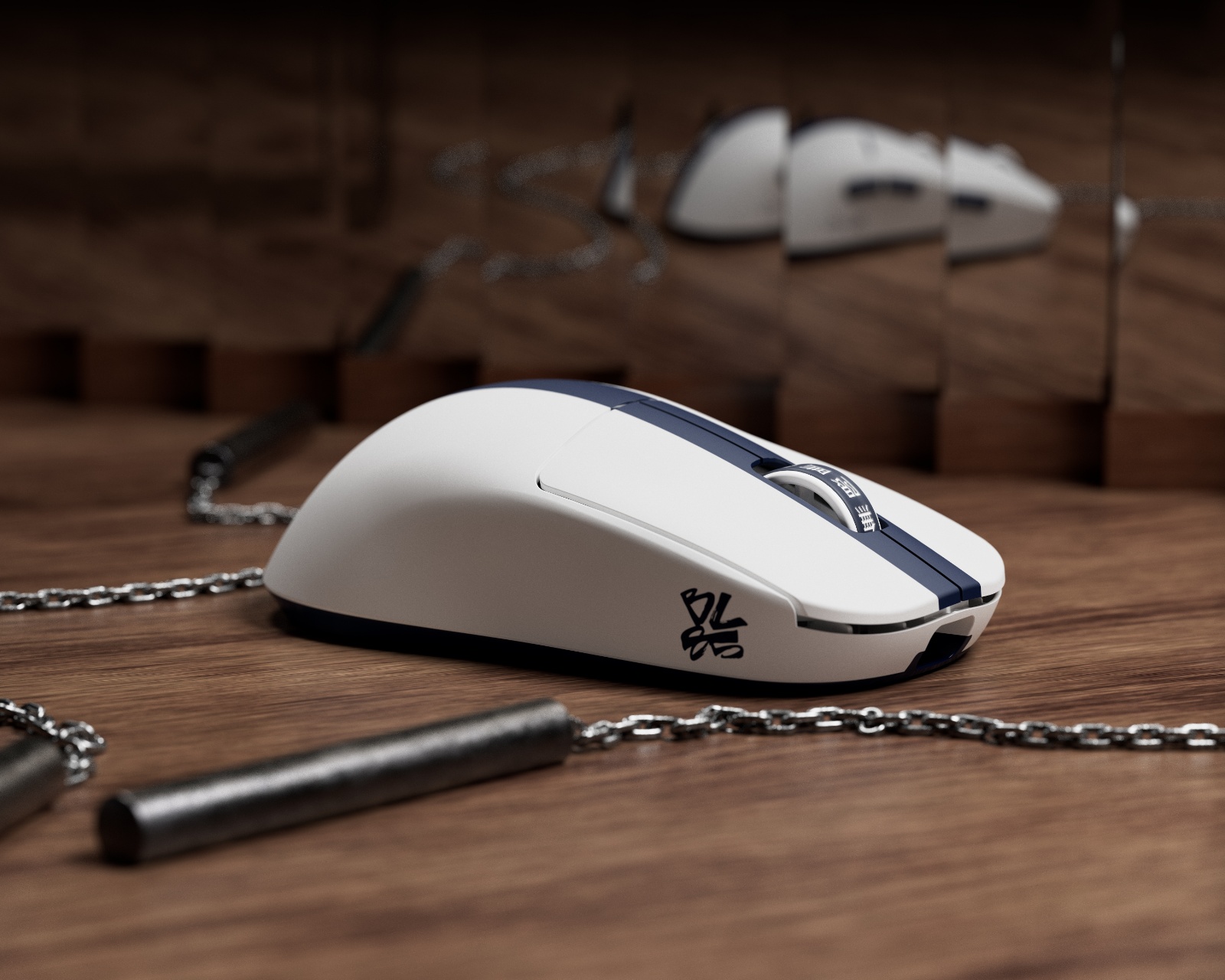 ダッフィーx2 Pulsar X2 CRAZYLIGHT Medium Wireless Gaming Mouse - Bruce Lee 85th