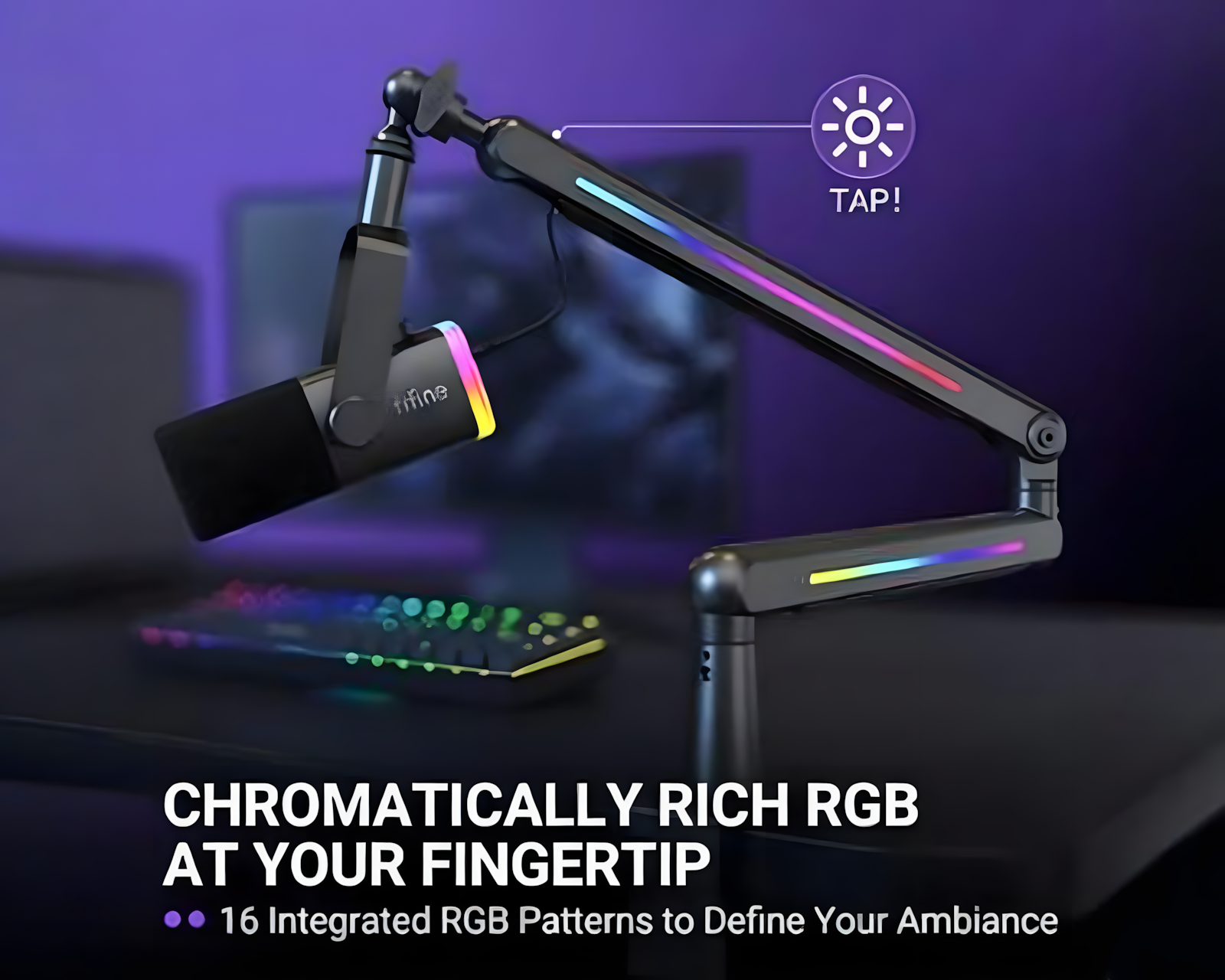 Fifine BM88 Pro Microphone Arm - Black - us.MaxGaming.com