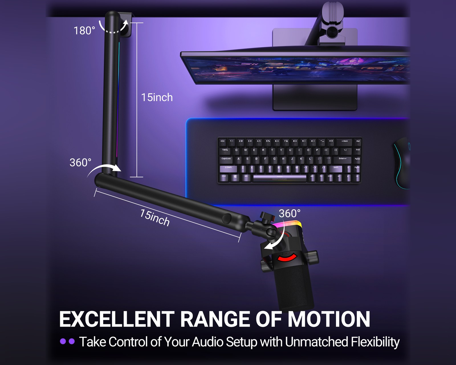 Fifine BM88 Pro Microphone Arm - Black - us.MaxGaming.com