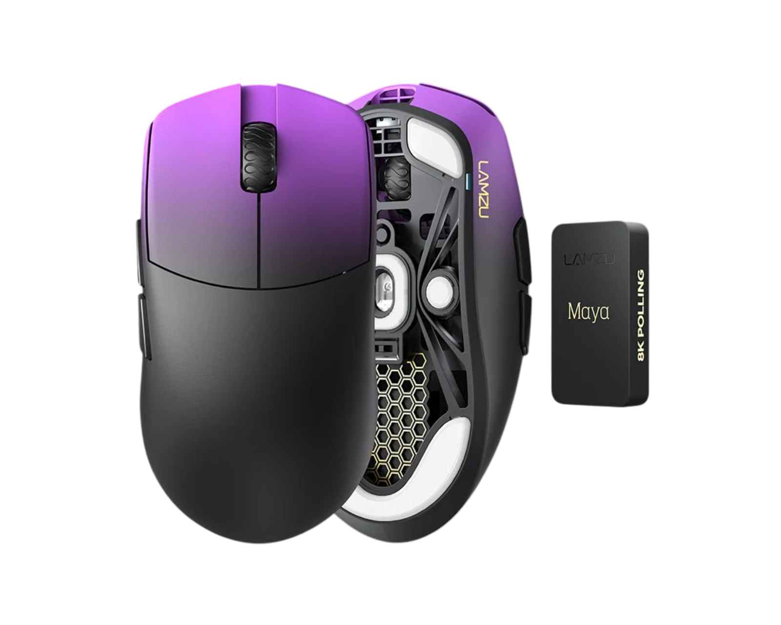 Lamzu Maya (Champion Edition) Gaming Mouse - Purple Shadow - us