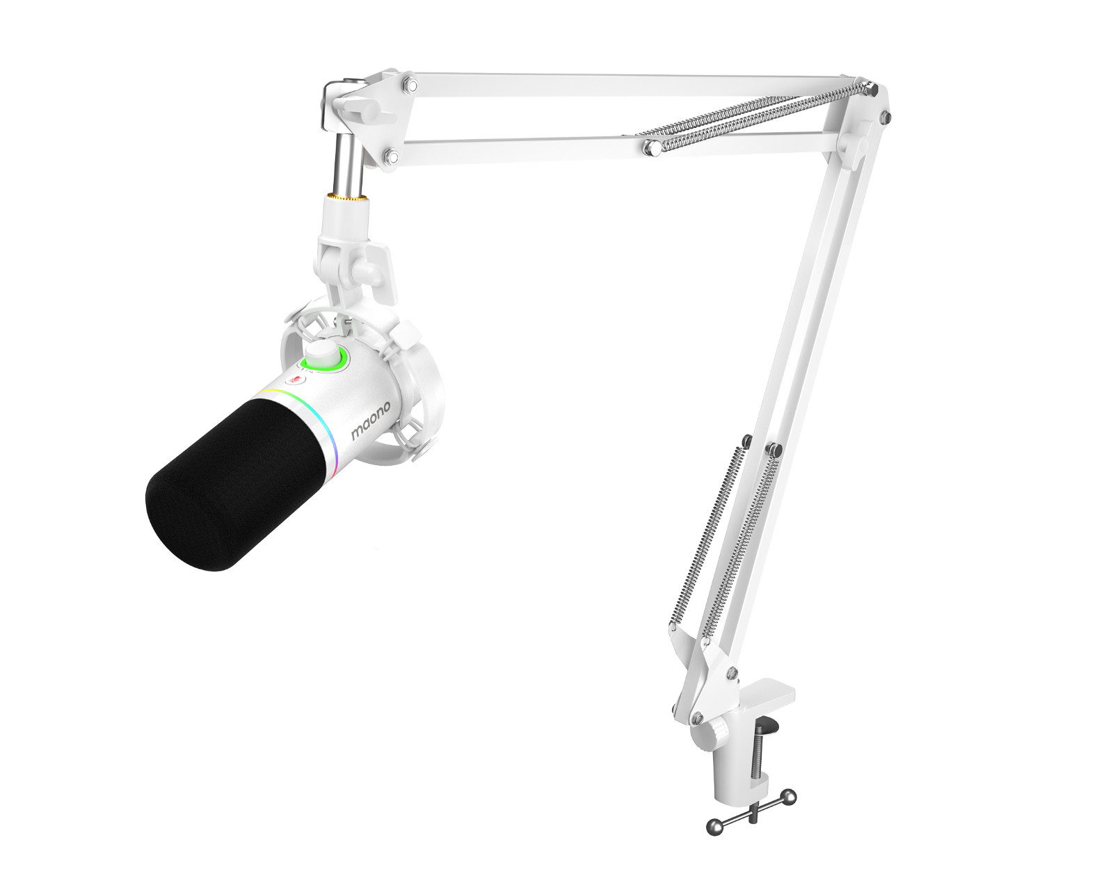 Maono USB/XLR Microphone Set - Dynamic Microphone - White - us