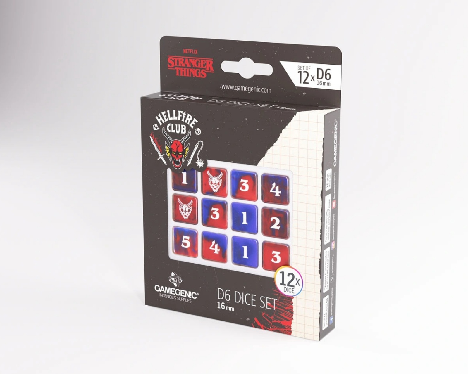 専用ページ DICE×31 Hellfire Club D6 Dice Set 16mm (12 pcs) - us.MaxGaming.com