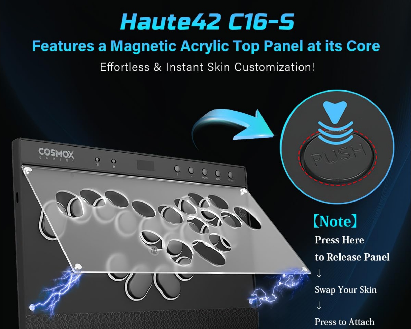 Haute42 C16 Arcade Controller - us.MaxGaming.com
