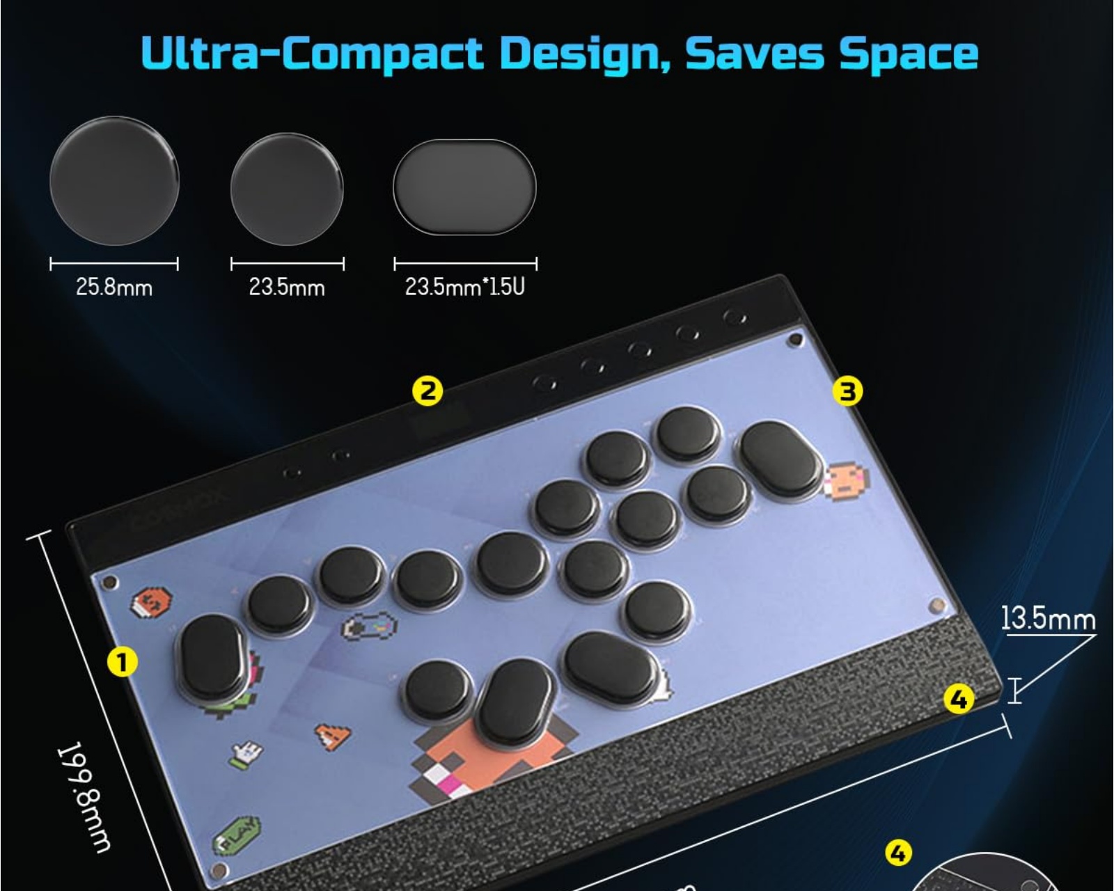 Haute42 C16 Arcade Controller - us.MaxGaming.com