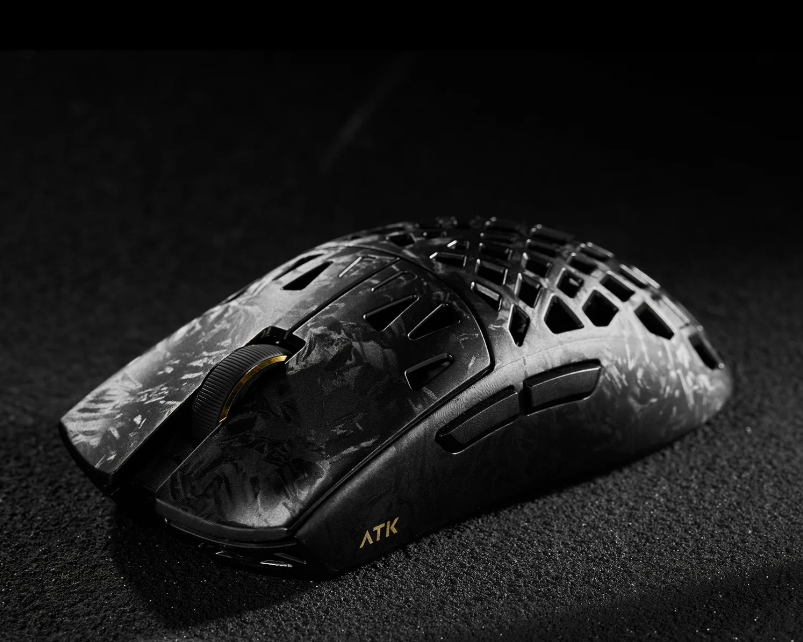 ATK ghost マウス ゲーミング Hollow Carbon Fiber Wireless Gaming Mouse | 48g PAW3950 – ATK