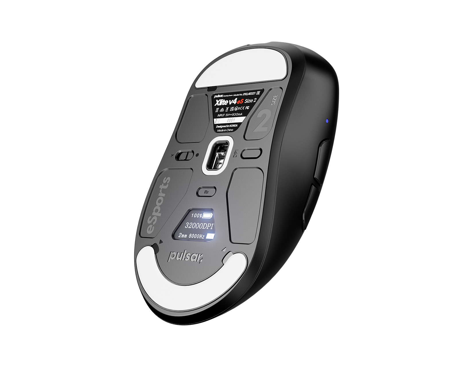 Pulsar Xlite v4 eS Medium Wireless Gaming Mouse - Black