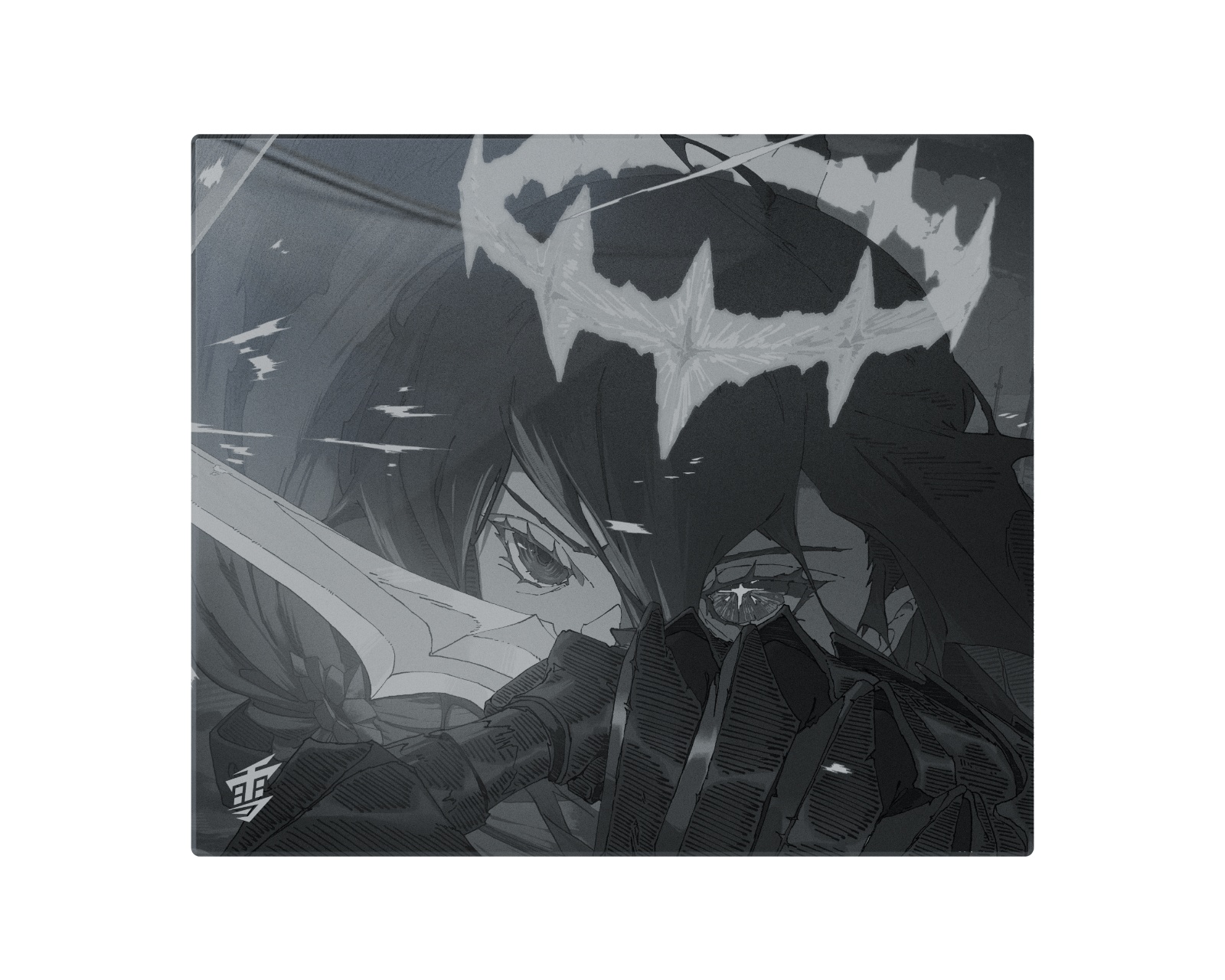 マウス・トラックボール Yuki Aim MONOKURO Glass Mousepad Yuki Aim Monokuro Glass Mousepad - Limited Edition - us.MaxGaming.com