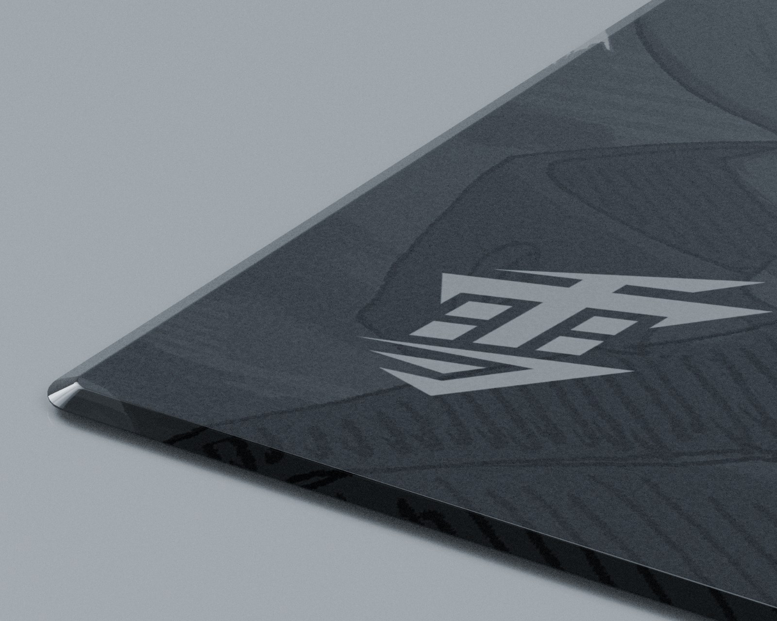 Yuki Aim Monokuro Glass Mousepad - Limited Edition - us.MaxGaming.com