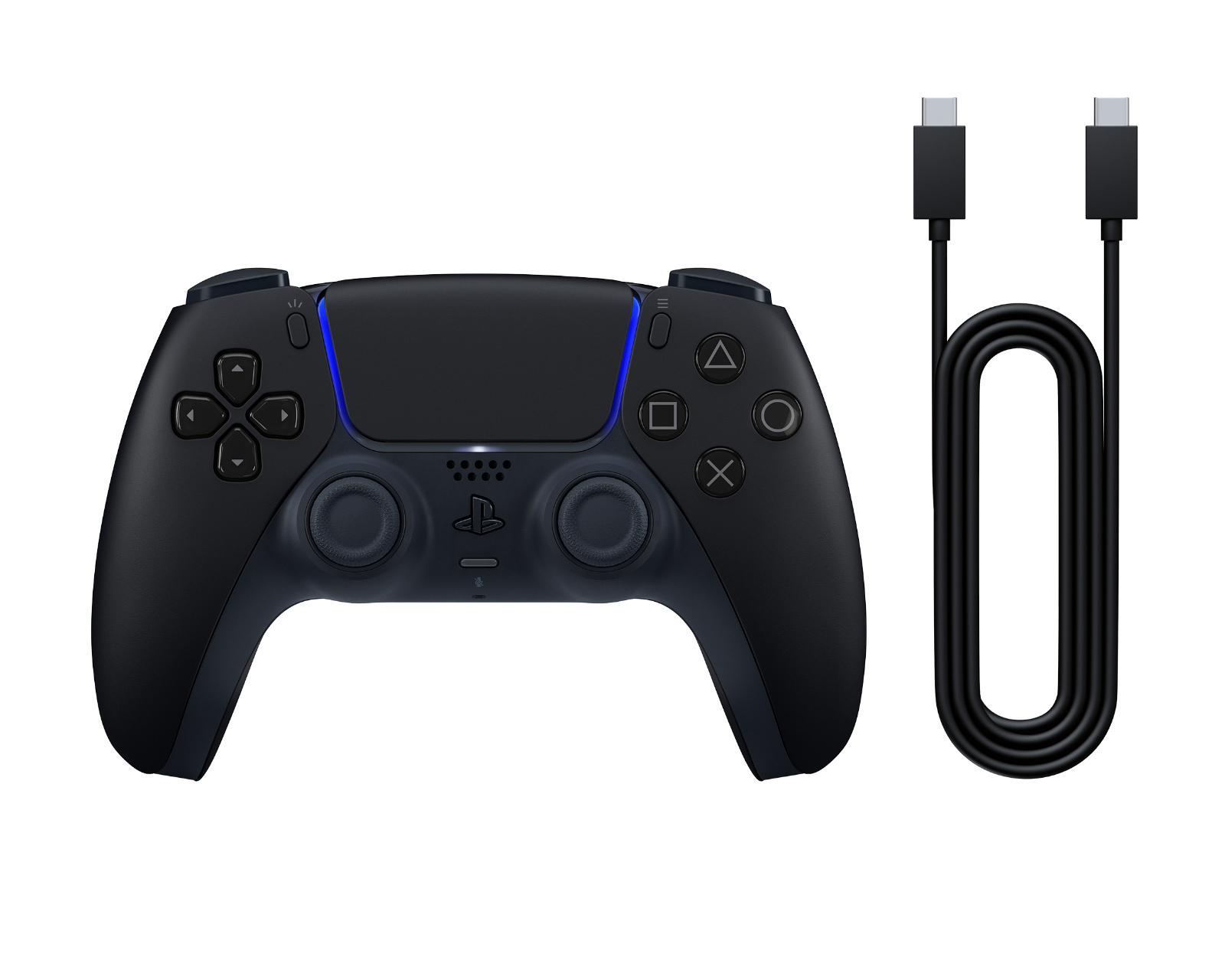 Sony PlayStation 5 DualSense + USB Cable for PC - Midnight Black