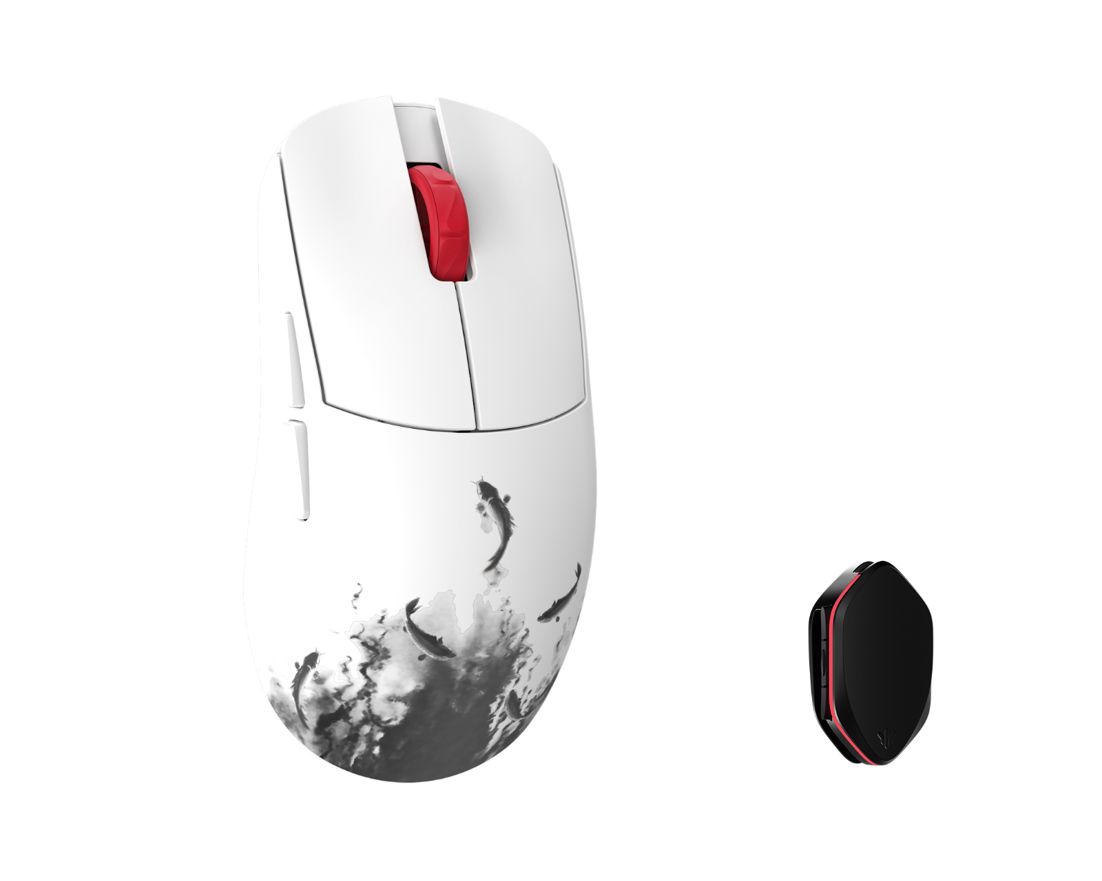 wlmouse ying マグネシウム合金 white black WLMouse YING Magnesium Gaming Mouse - White/Black [Omron Opticals