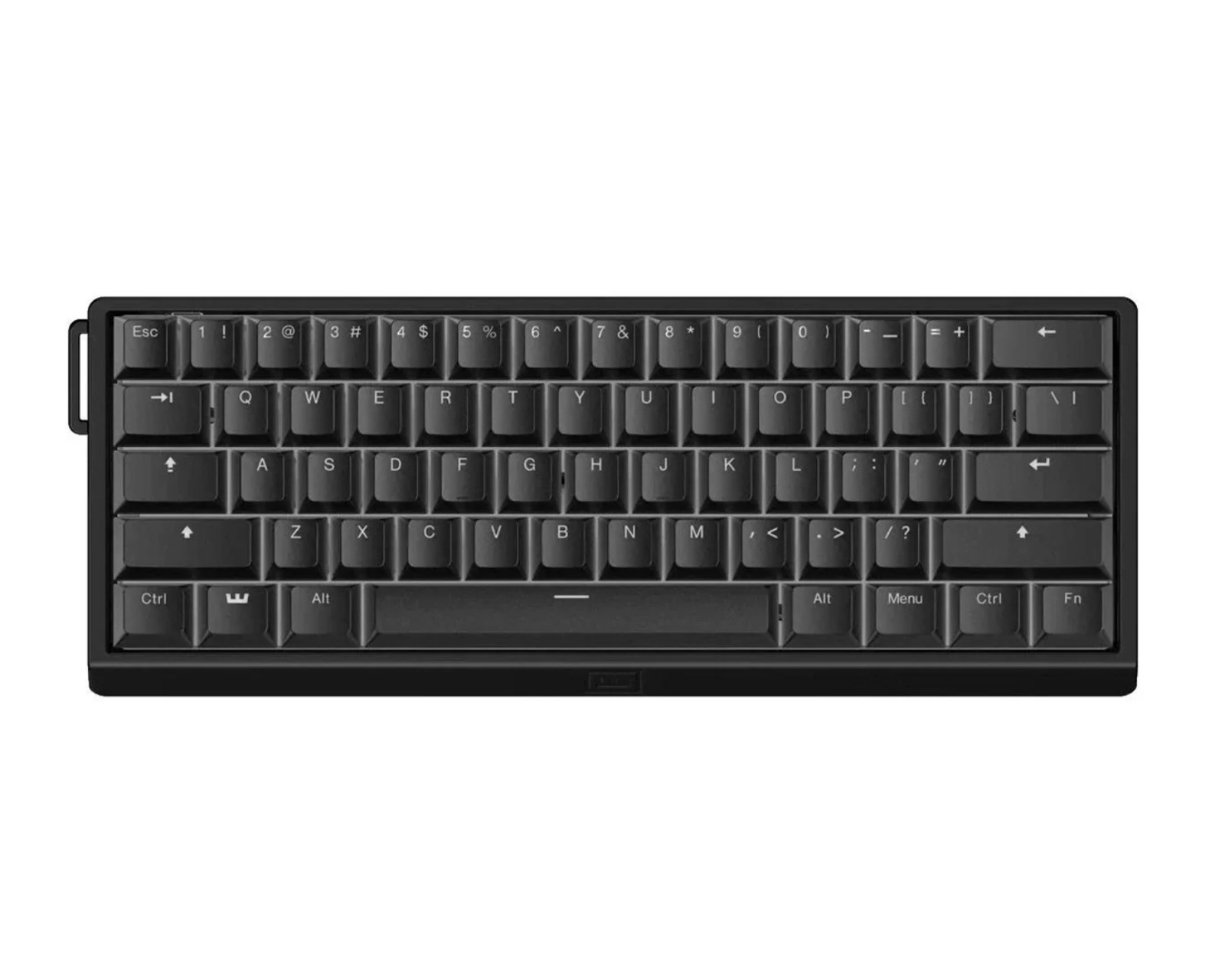 Wooting 60HE V2 Keyboard - ANSI Non Split Spacebar - Black