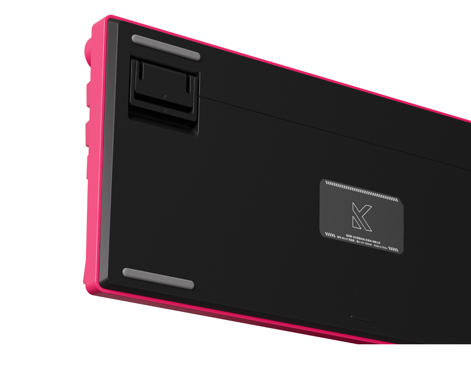 MCHOSE Mix 87 Hall Effect Magnetic Gaming Keyboard ANSI - Rose Red