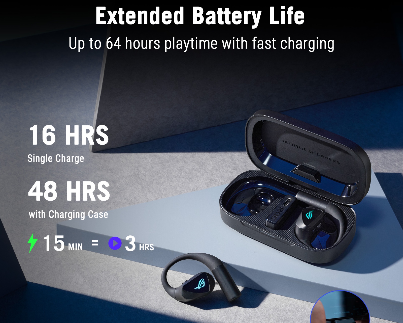 Asus ROG Cetra Open Wireless Open-Ear Headphones - us.MaxGaming.com