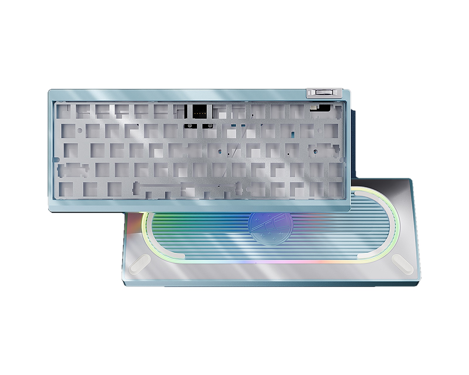 Wuque Studio Zoom64 Case Kit - Arctic Blue - us.MaxGaming.com