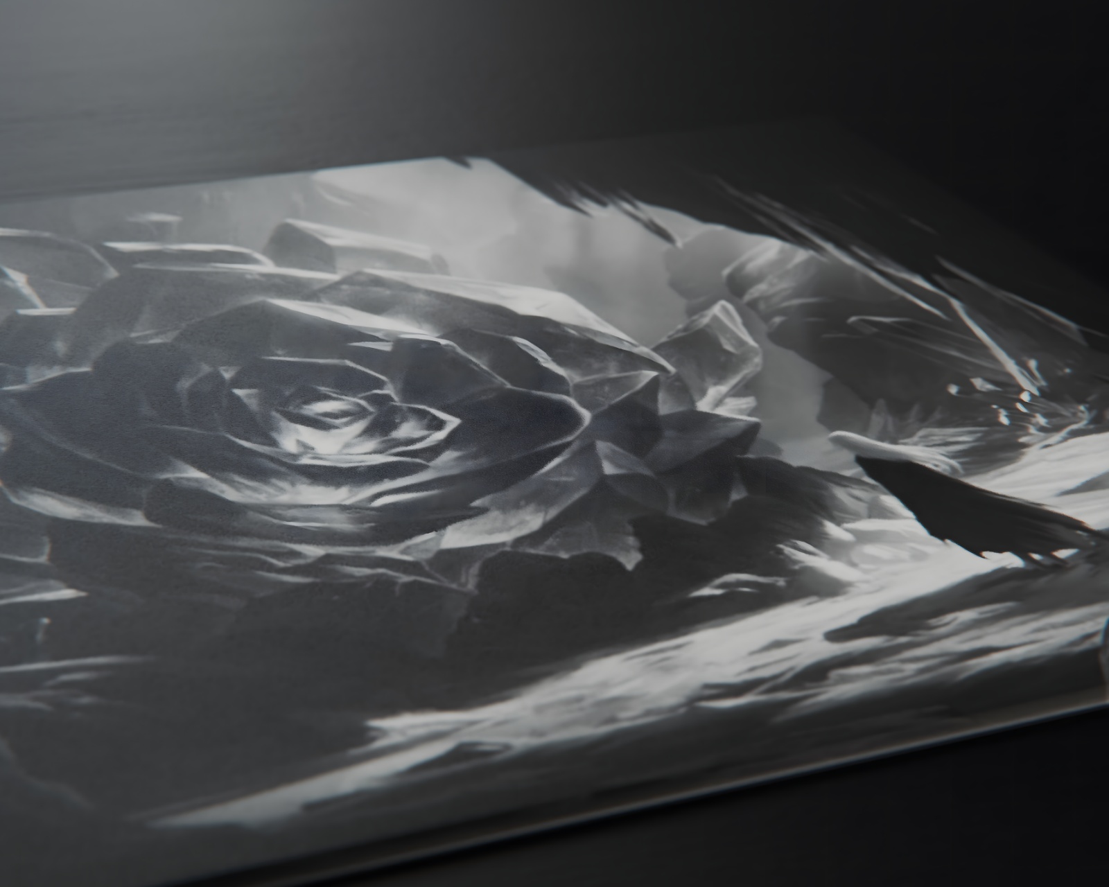 LockOn Odyssey Glass Mousepad - Black & White - Limited Edition