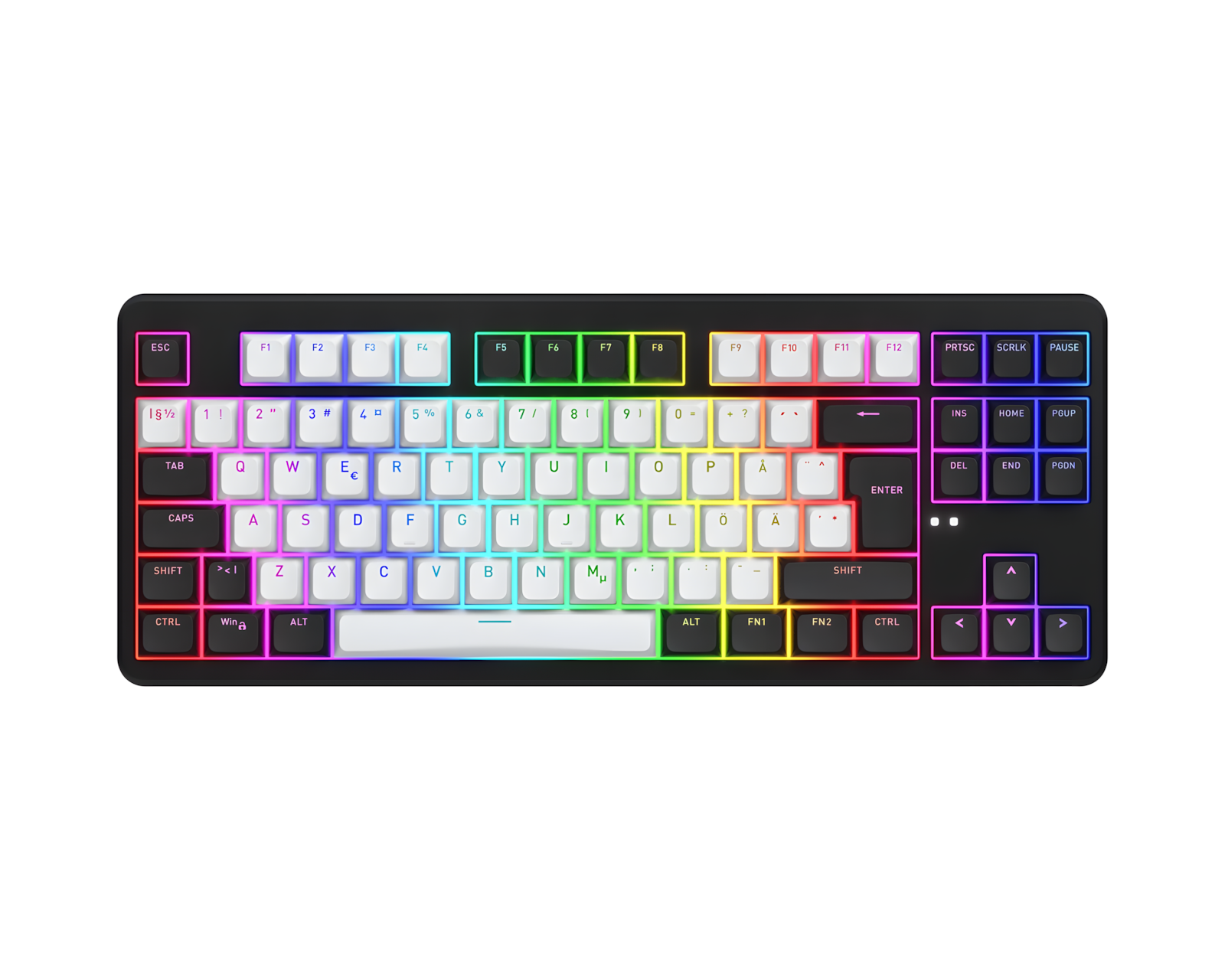 Hator Rockfall 3 TKL Wireless Keyboard - Black - us.MaxGaming.com