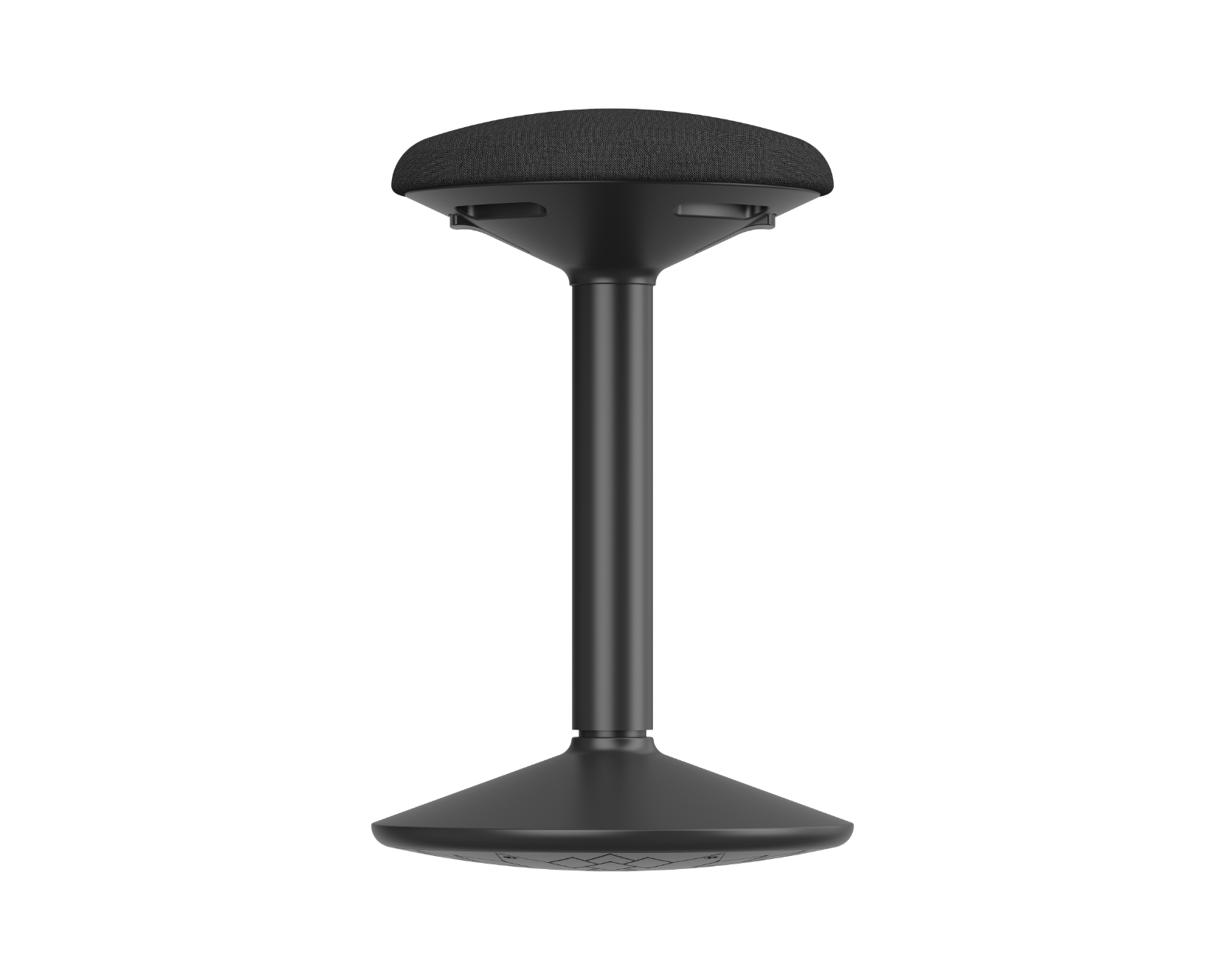 MaxMount Ergonomic Height Adjustable Wobble Stool - Black - us
