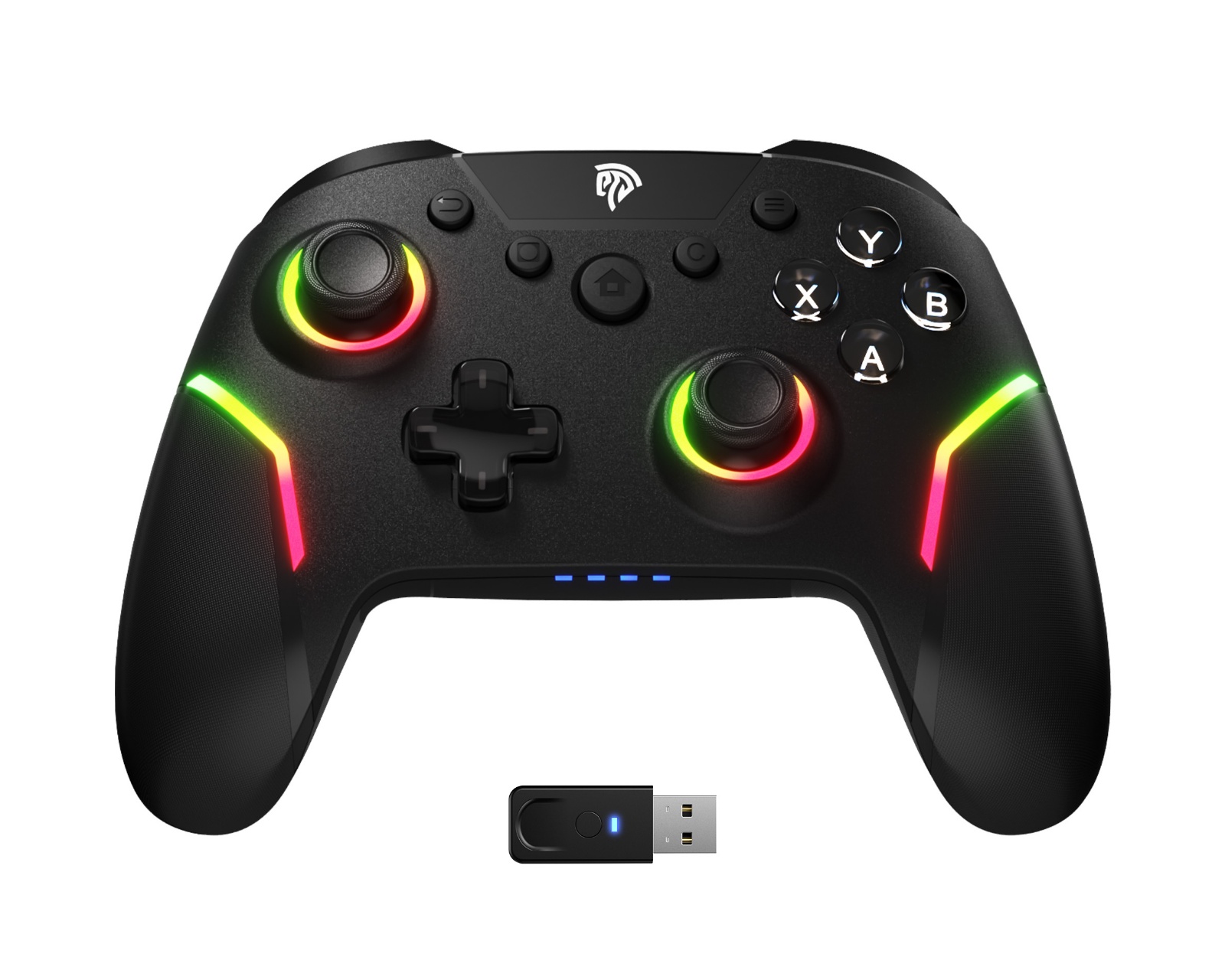 EasySMX X20 HE Wireless Controller for PC/Switch - Black - us