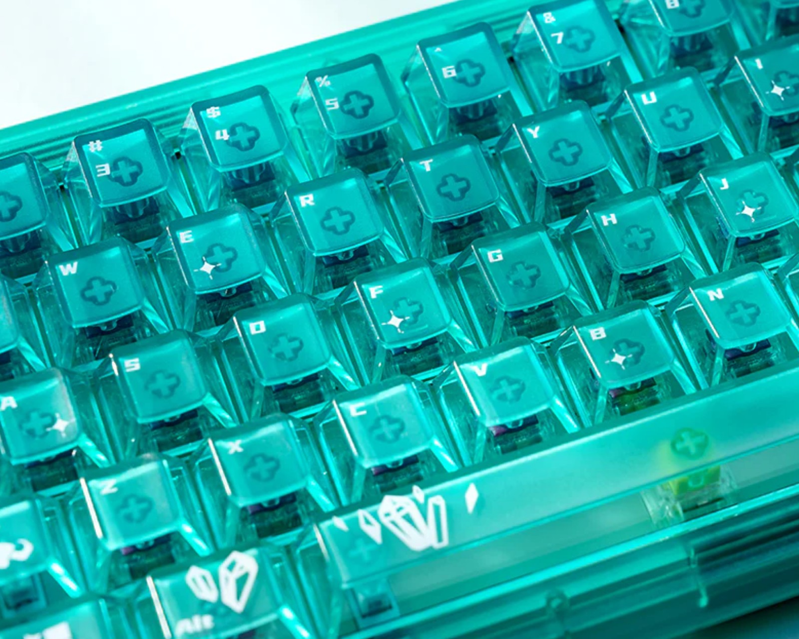 Keymoji Gem Series - Phosphophyllite Keycap Set - us.MaxGaming.com