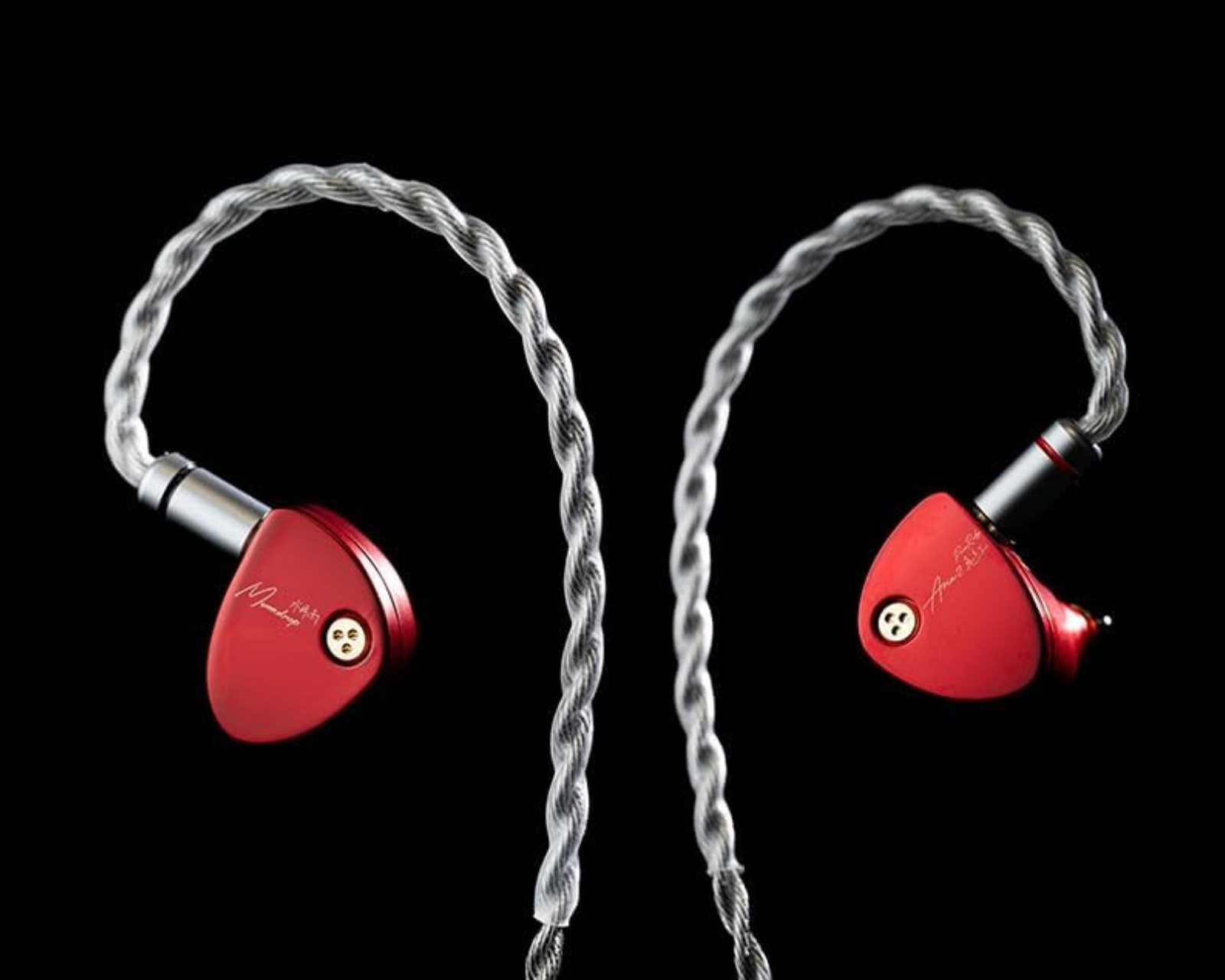 MoonDrop Aria 2 IEM Headphones - Red - us.MaxGaming.com