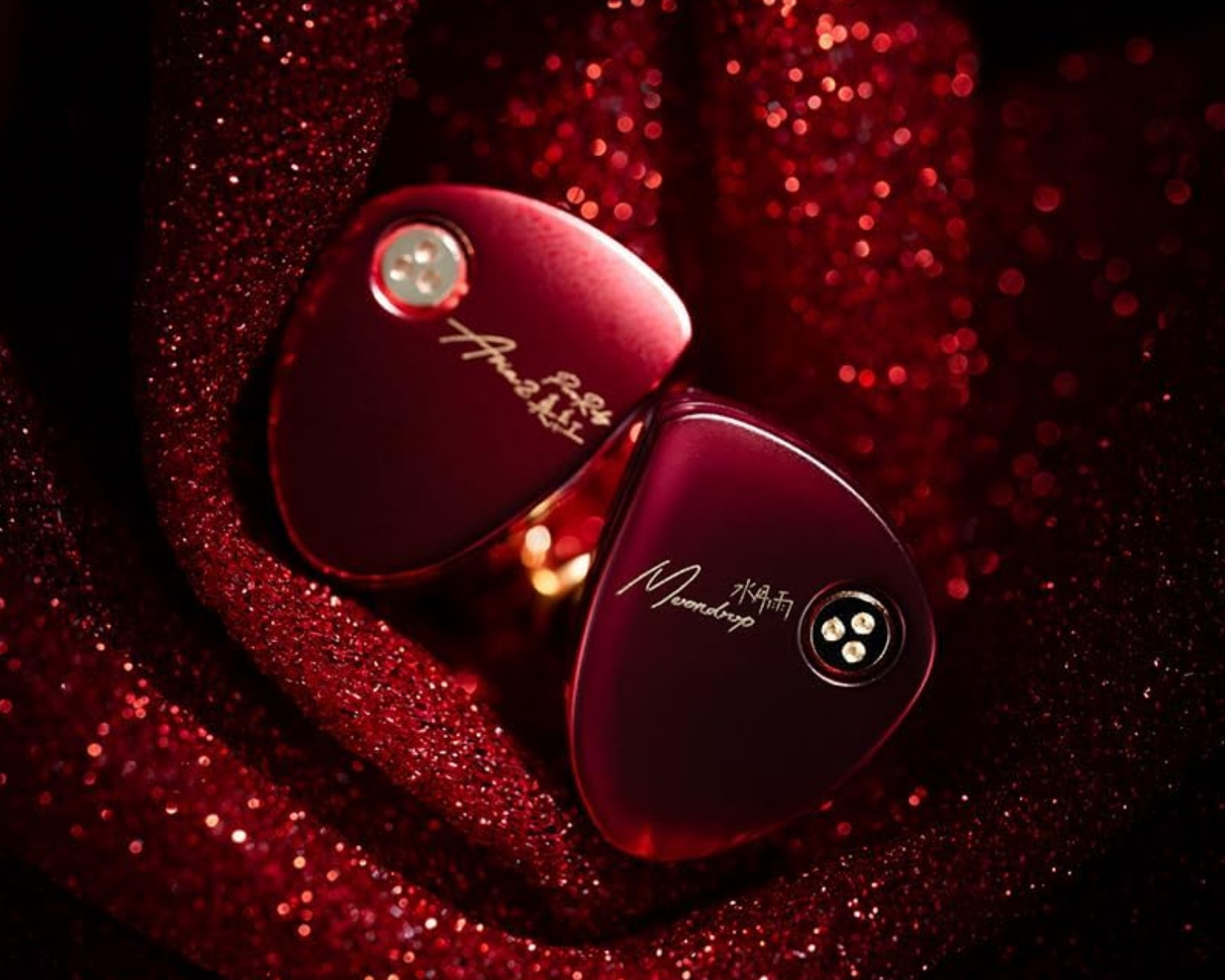 MoonDrop Aria 2 IEM Headphones - Red - us.MaxGaming.com