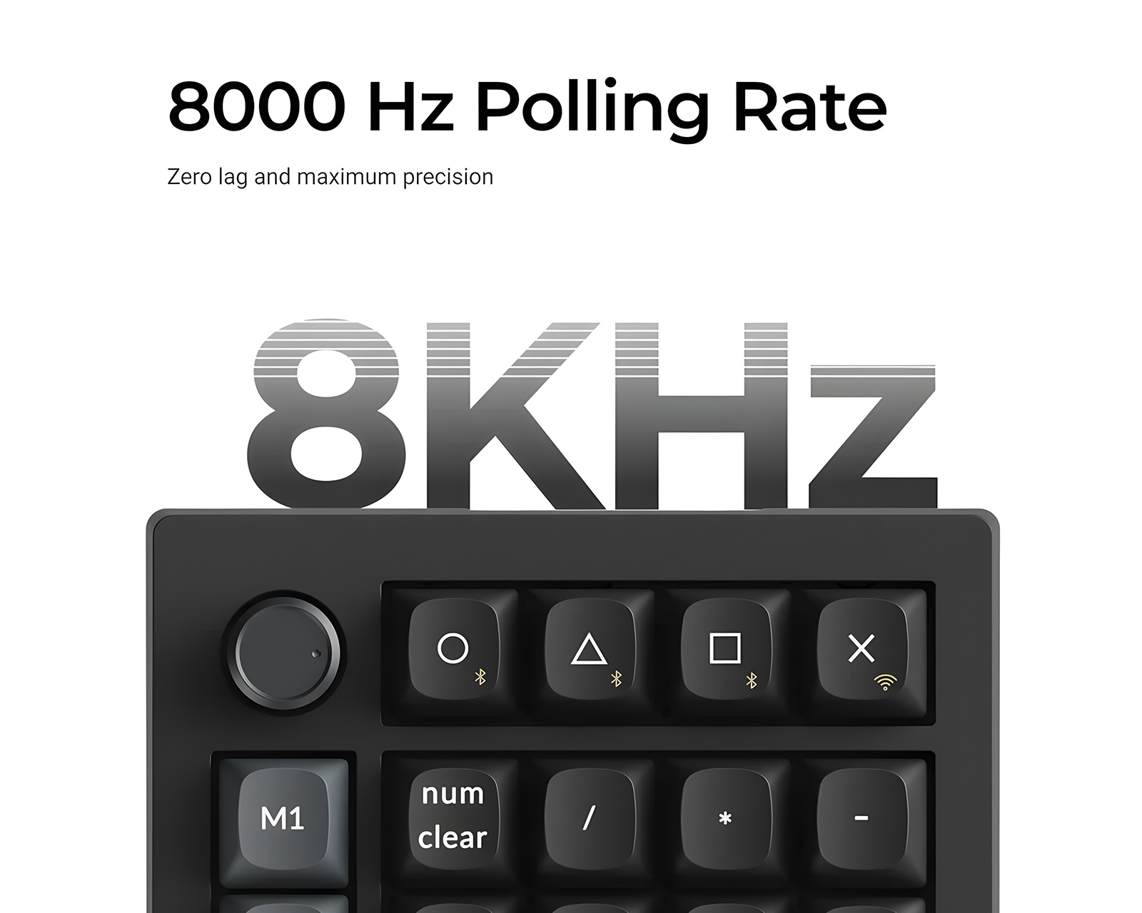 Keychron V0 Ultra 8K Wireless Numpad [Silk POM Banana] - us