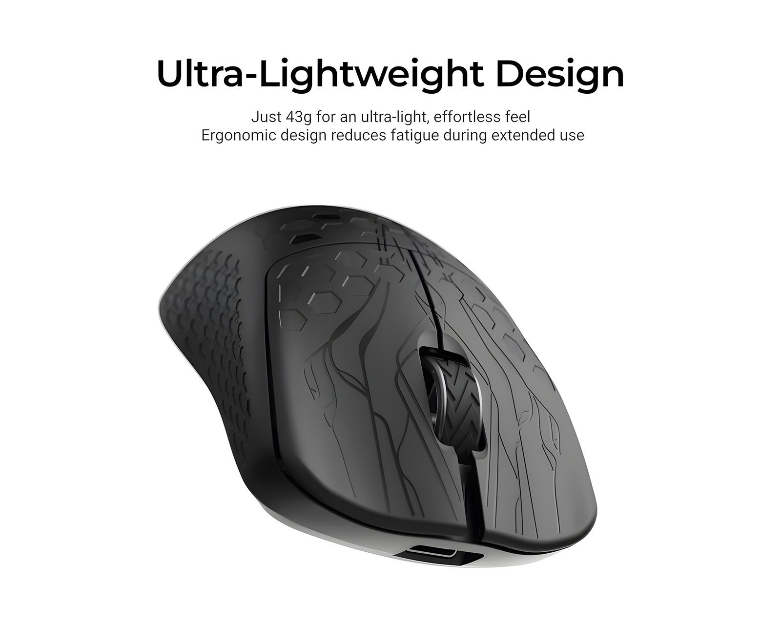 Keychron G5 8K Ultra Light Wireless Mouse - Black - us.MaxGaming.com