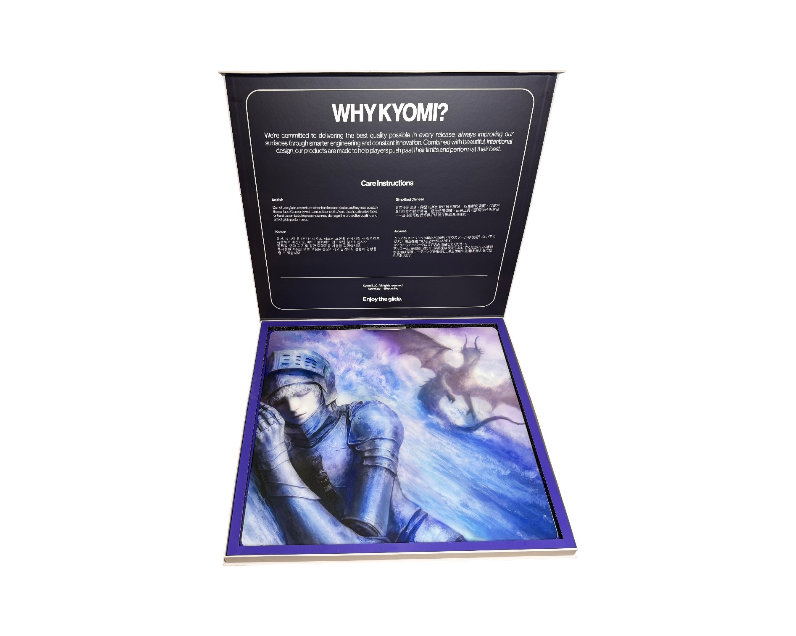 Kyomi Ryo Glass Mousepad - Limited Edition - us.MaxGaming.com
