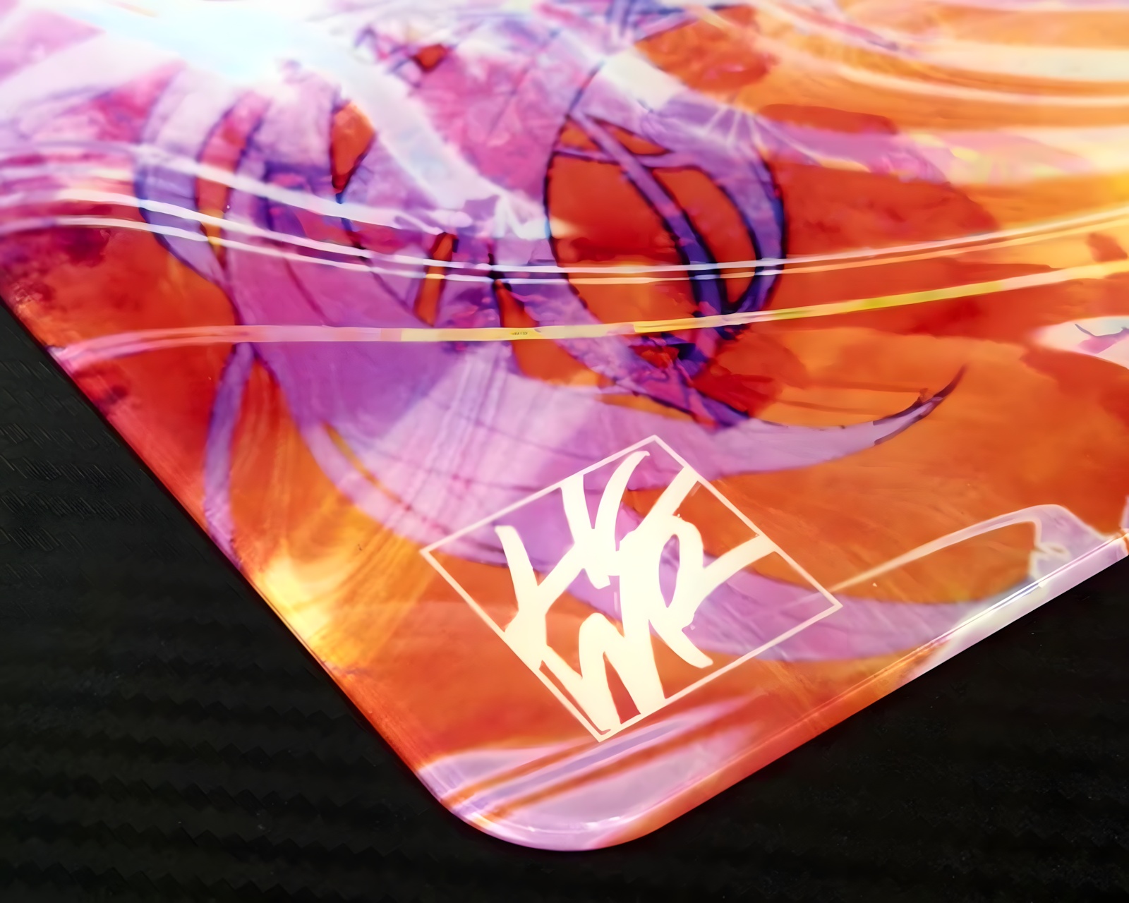 Hachiware Hanabi Glass Mousepad - us.MaxGaming.com