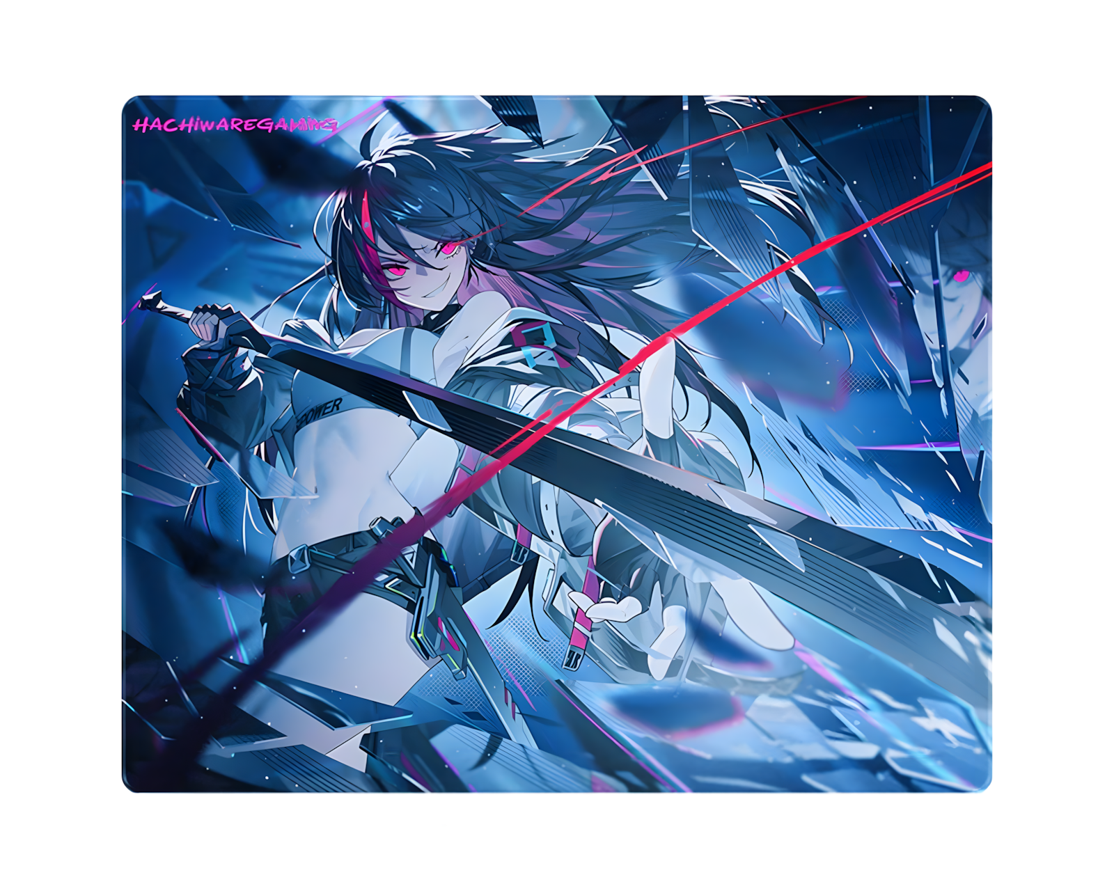 Hachiware Zero Glass Mousepad - us.MaxGaming.com