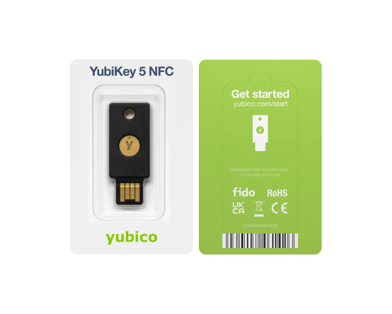 Yubico YubiKey 5 NFC Security Key USB-A - us.MaxGaming.com
