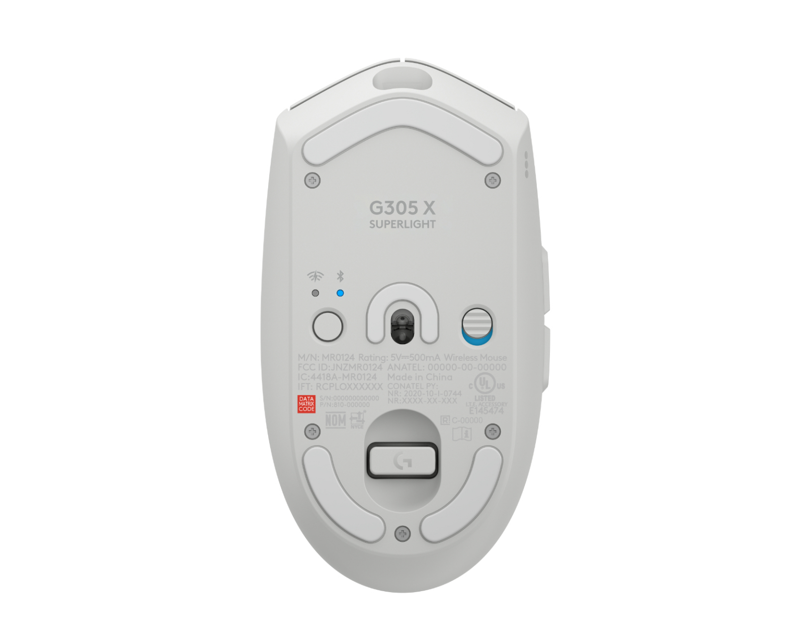 Logitech G305 X Superlight Wireless Gaming Mouse - White - us