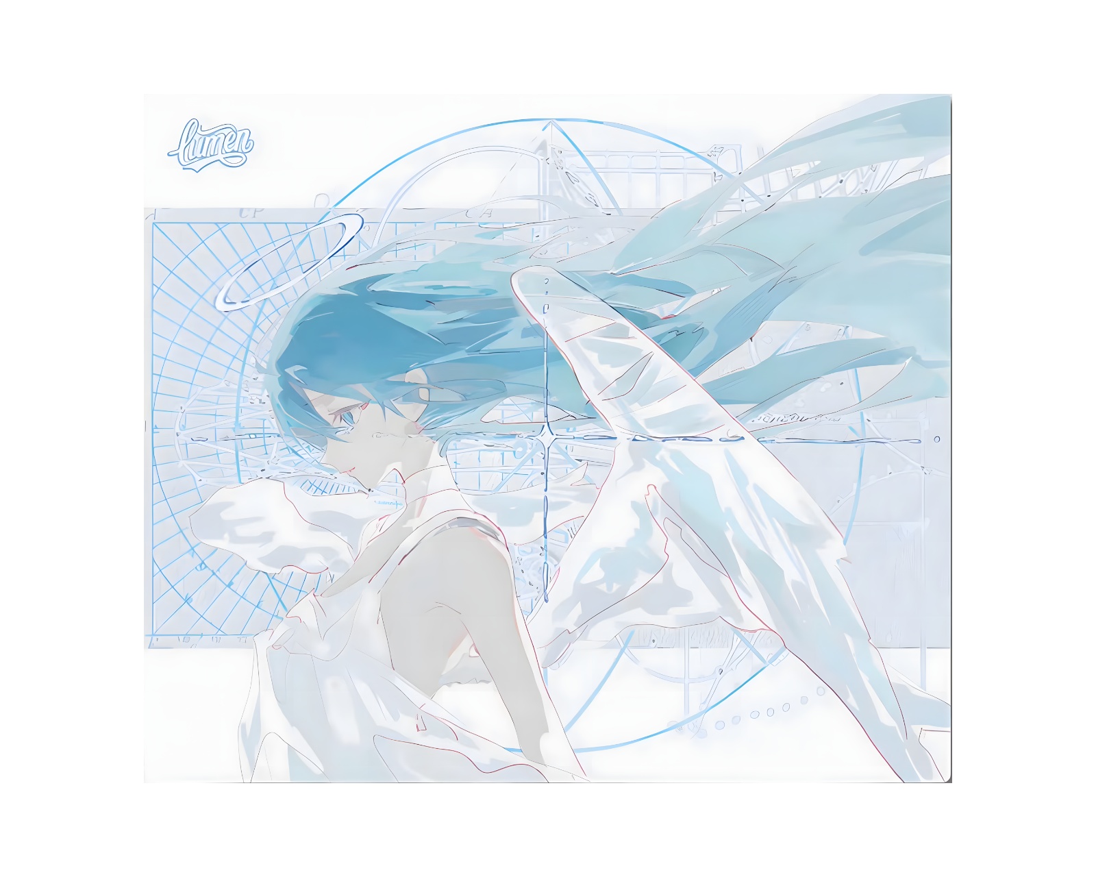 【LUMEN Gaming 淸】　REY ガラスマウスパッド Lumen Rey Glass Mousepad - us.MaxGaming.com
