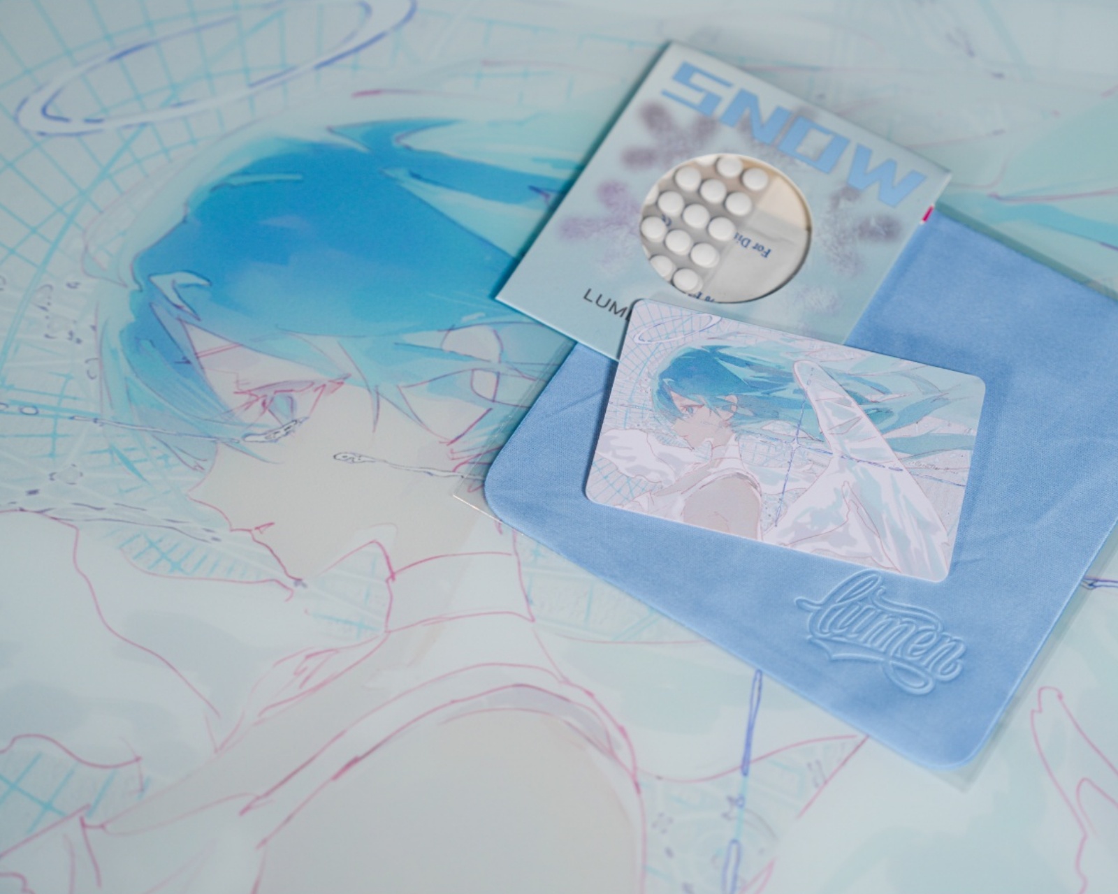 Lumen Rey Glass Mousepad - us.MaxGaming.com
