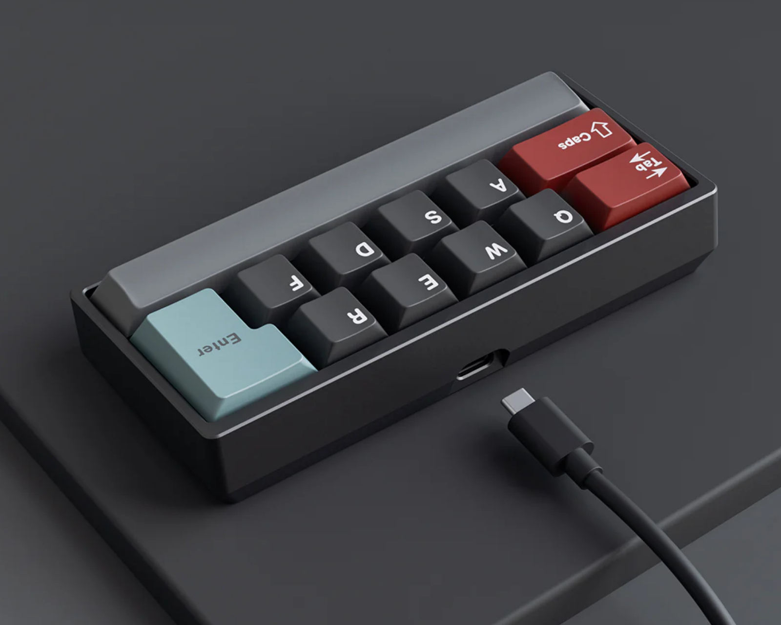 キーボード Luminkey Nova mini macropad Luminkey Nova Mini 12-Key Tri-Mode Macro Pad (Barebone) - Black