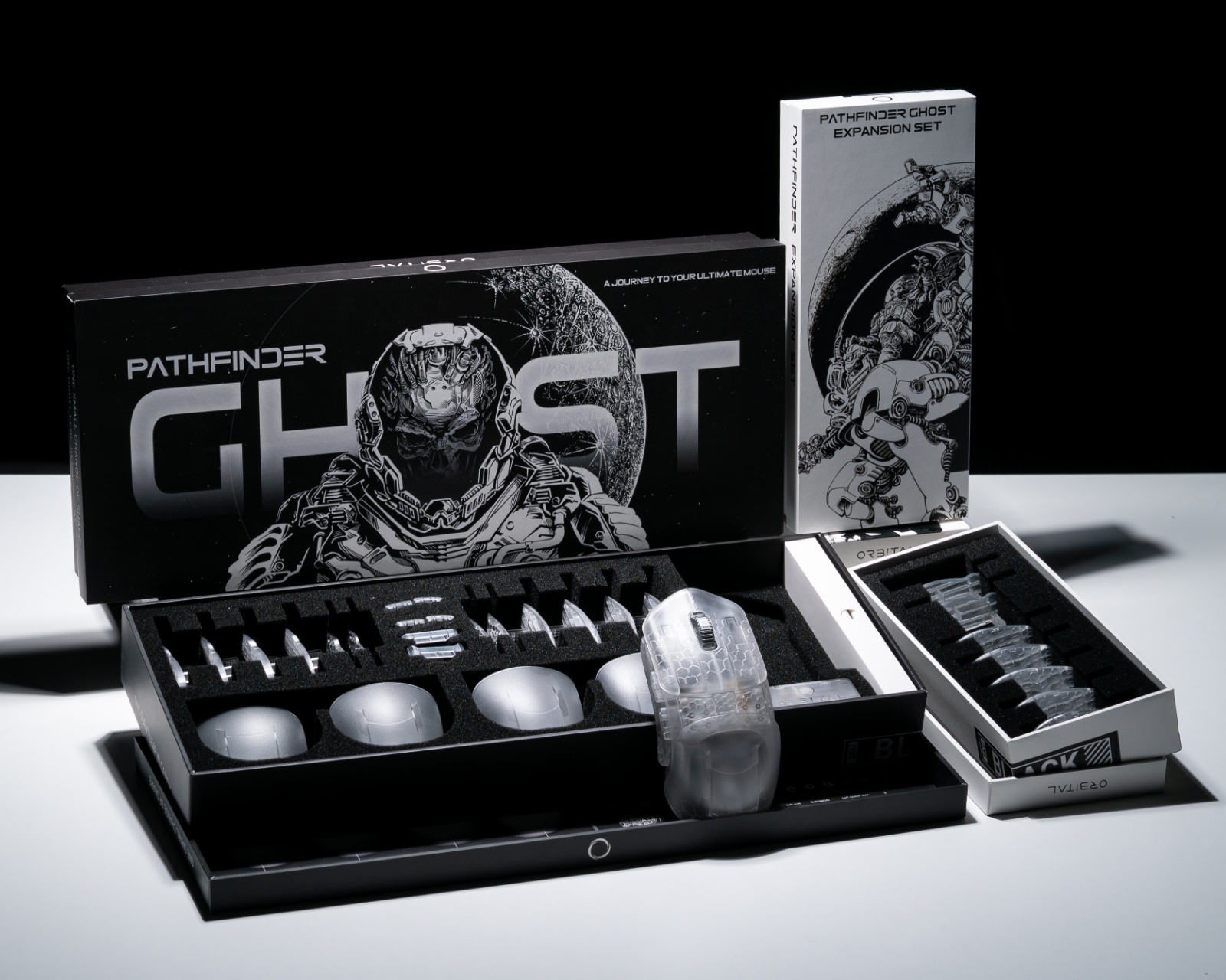 マウス・トラックボール ORBITAL Pathfinder GHOST Orbital Works Pathfinder Wireless Gaming Mouse - Ghost - us