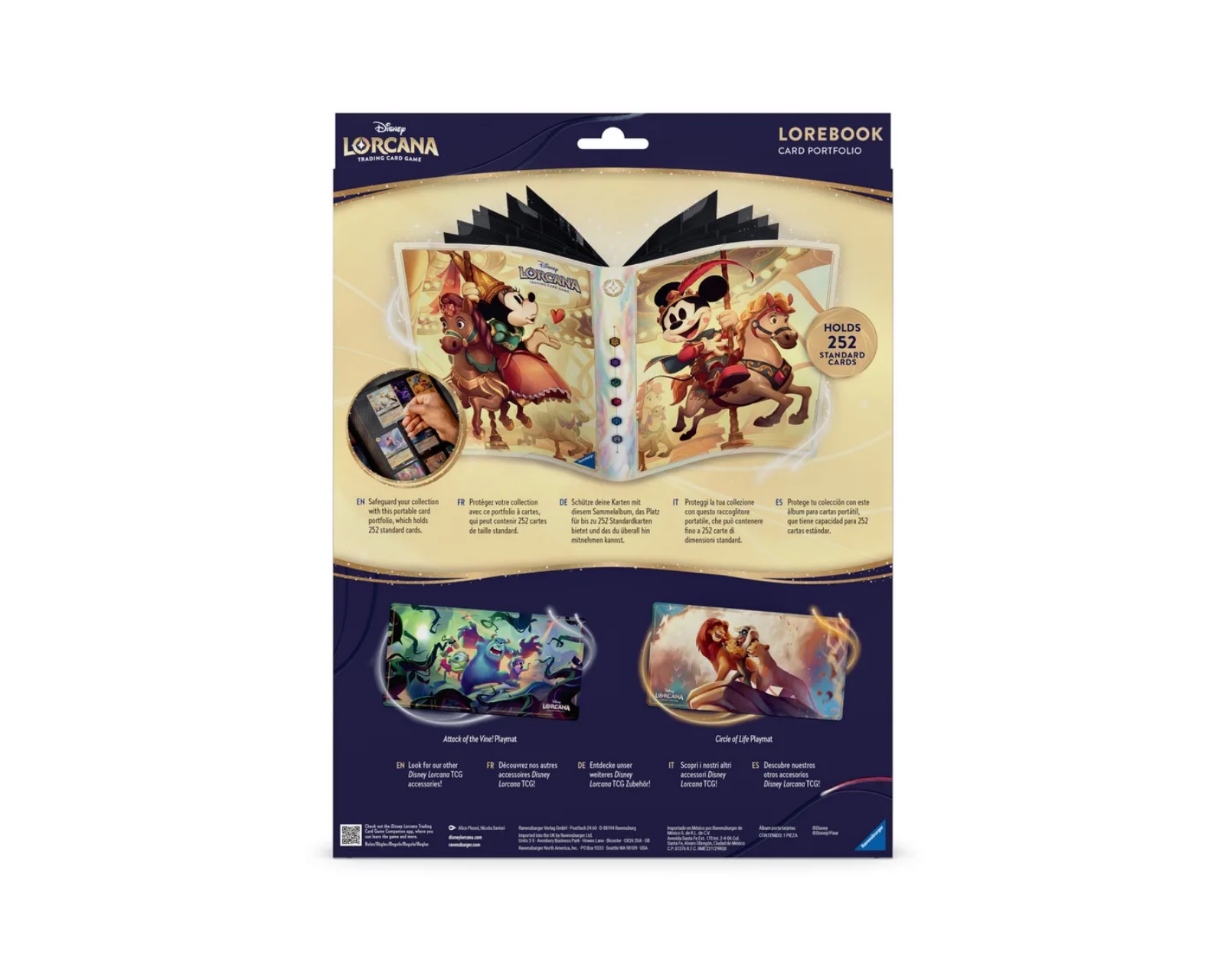 Disney Lorcana TCG Mickey & Minnie Lorebook Card Portfolio - us