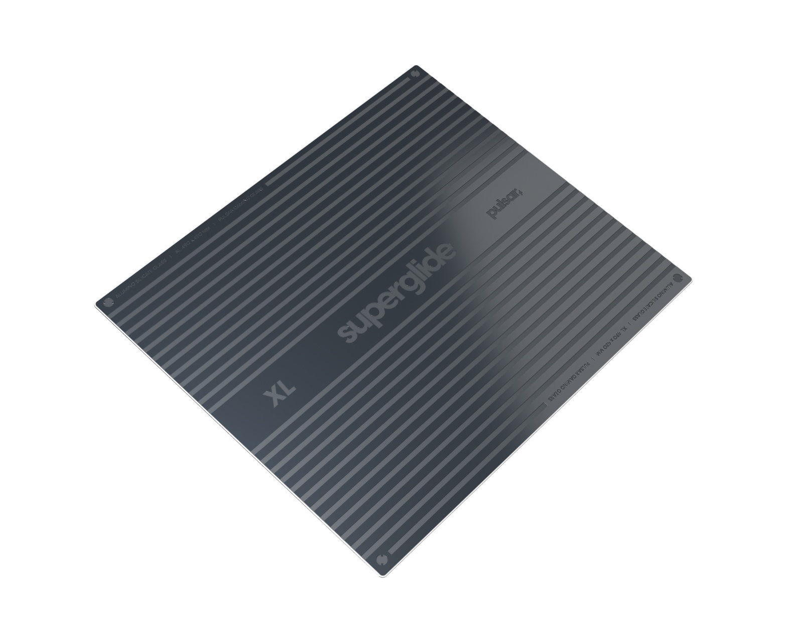 Yuki Aim x Pulsar - Superglide3 Glass Mousepad - Yuki Aim Edition