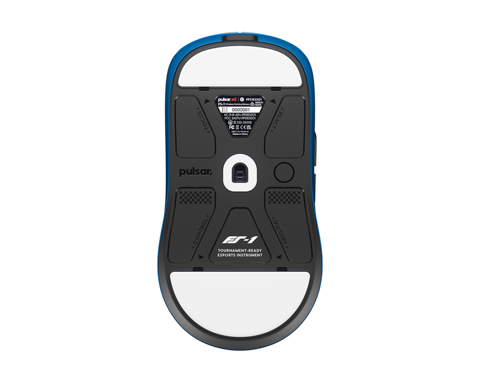 Pulsar eS FS1 Wireless Gaming Mouse - Tournament Blue - us