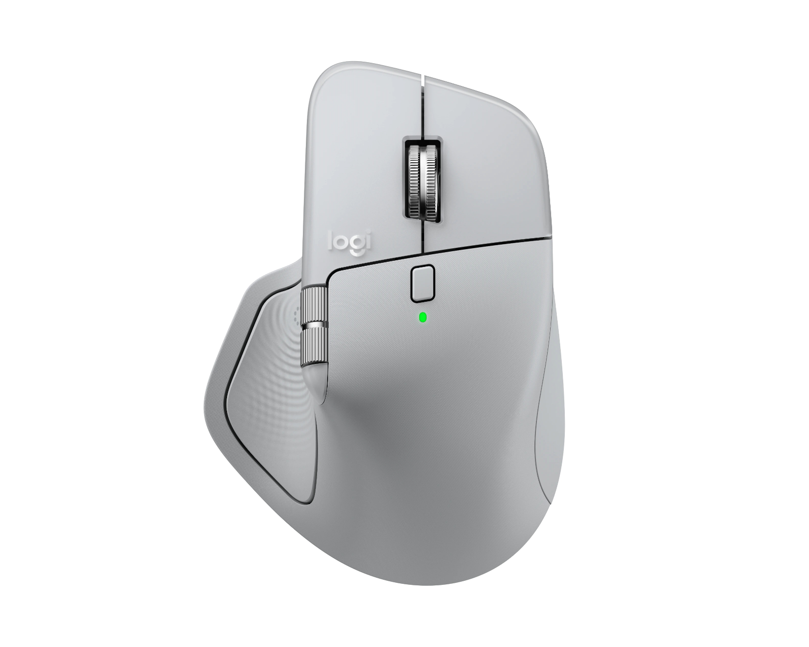 Logicool MX Master 4 ペールグレー Logitech MX Master 4 Ergonomic Wireless Mouse - Pale Grey - us
