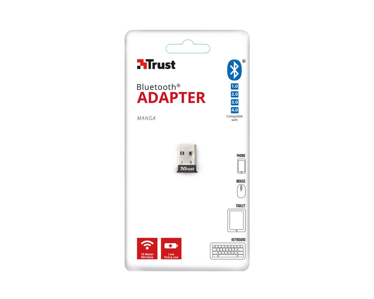 Occlusie Ongemak partij Trust Bluetooth 4.0 USB adapter - us.MaxGaming.com