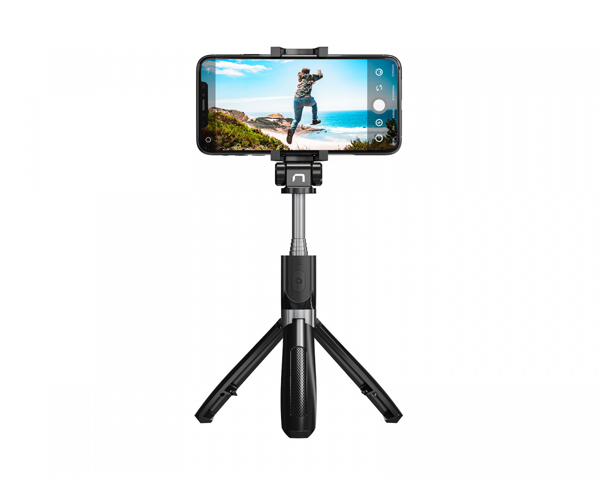 thumbnail image 2 of Professional Cell Phone Holder & Camera Tripod Stand With Remote - Selfie Stick, Pink 2 of 6