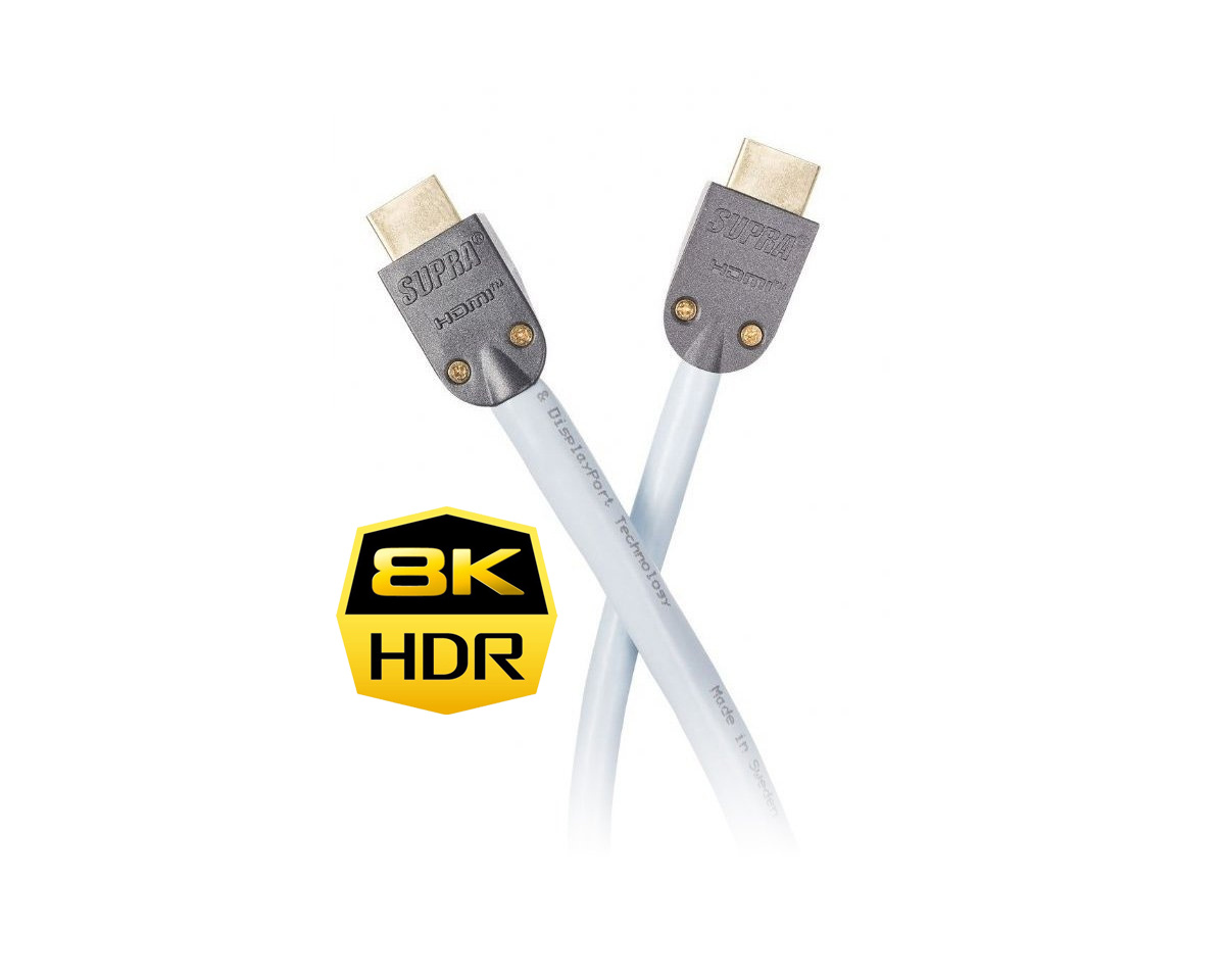 Supra HDMI Kabel 2.1 UHD 8K 1 m - us.MaxGaming.com